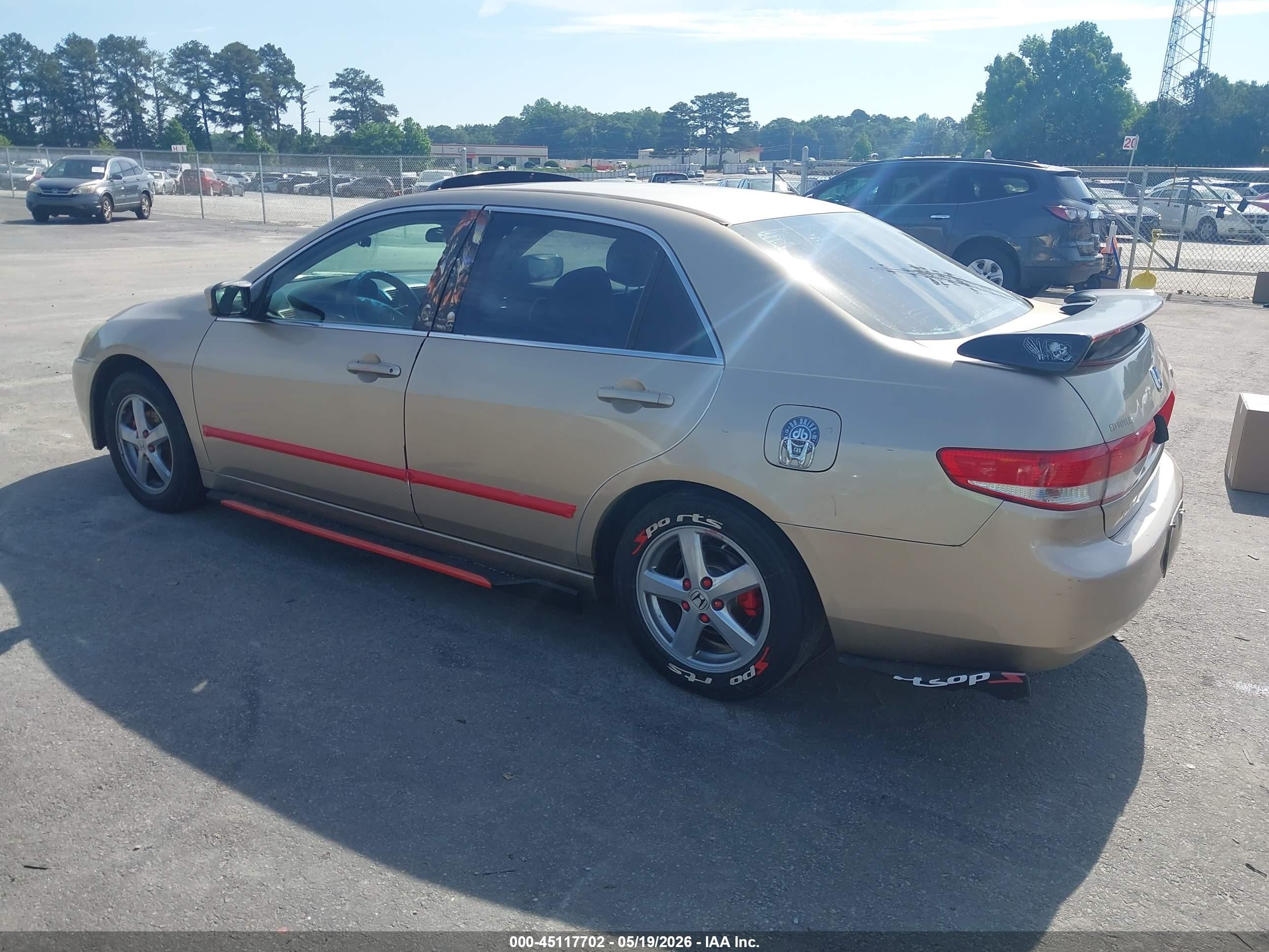 2004 Honda Accord 2.4 Ex Beige vin: 1HGCM56694A030643