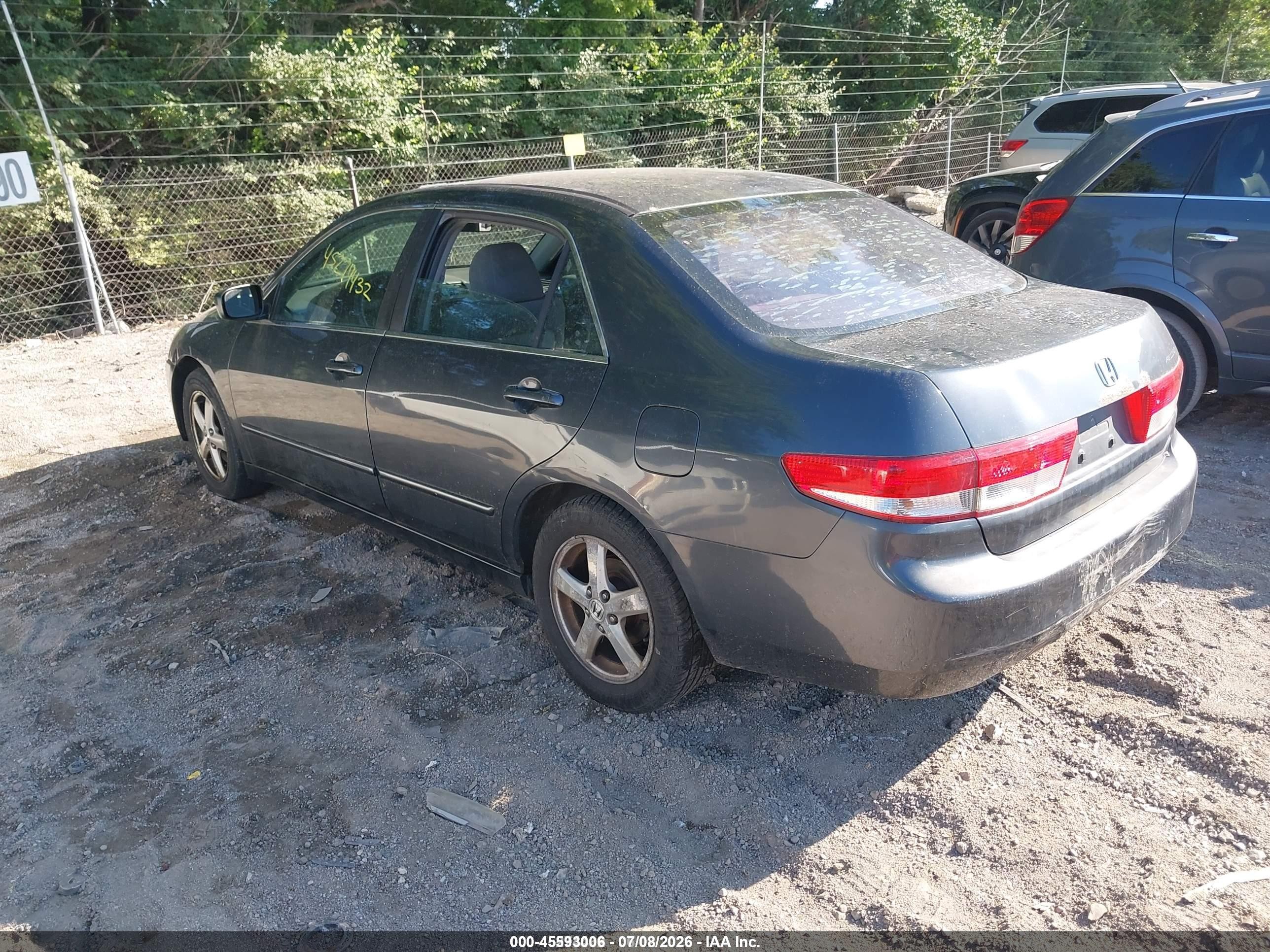 2004 Honda Accord 2.4 Ex Gray vin: 1HGCM56694A117443