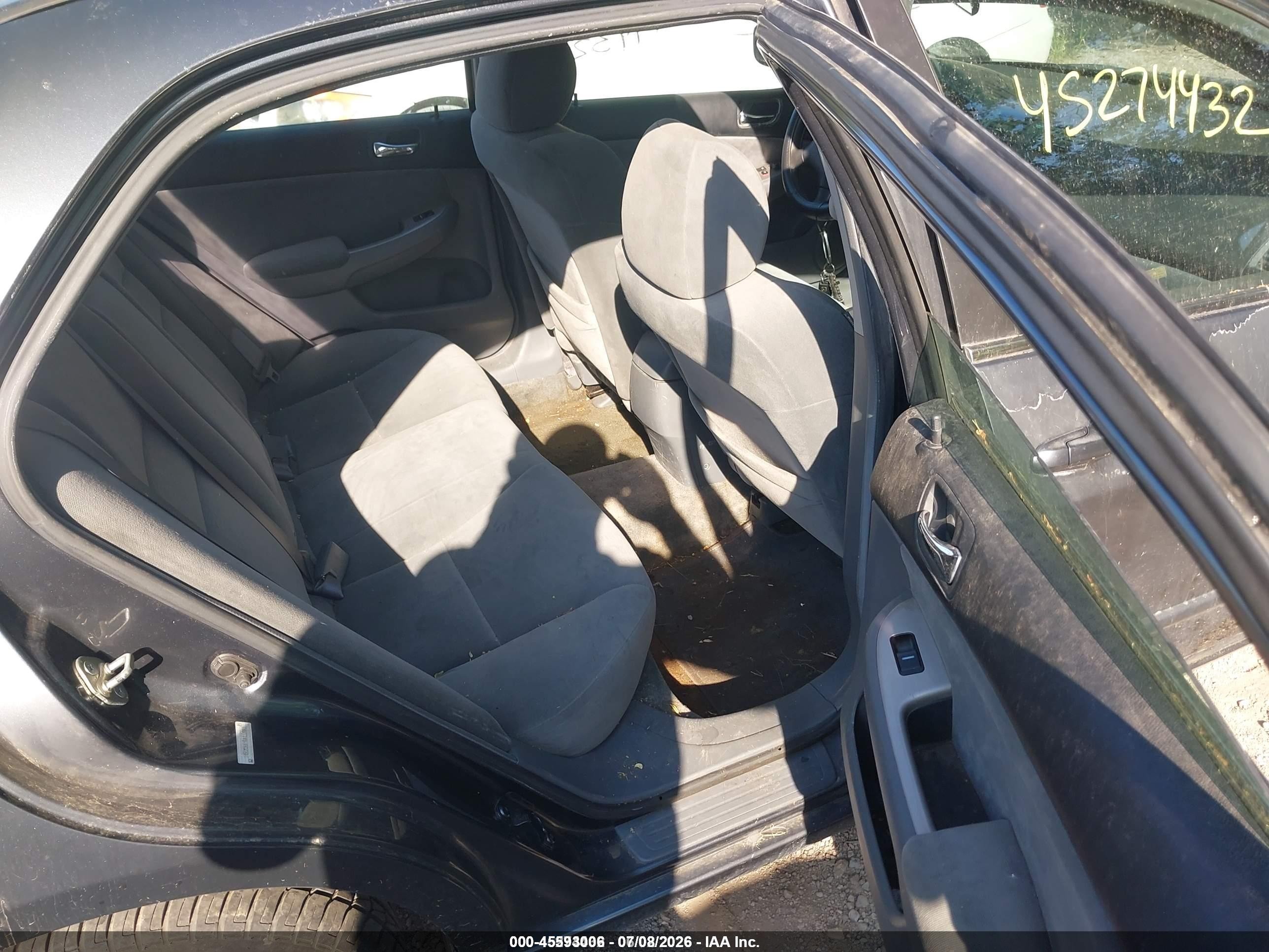 2004 Honda Accord 2.4 Ex Gray vin: 1HGCM56694A117443