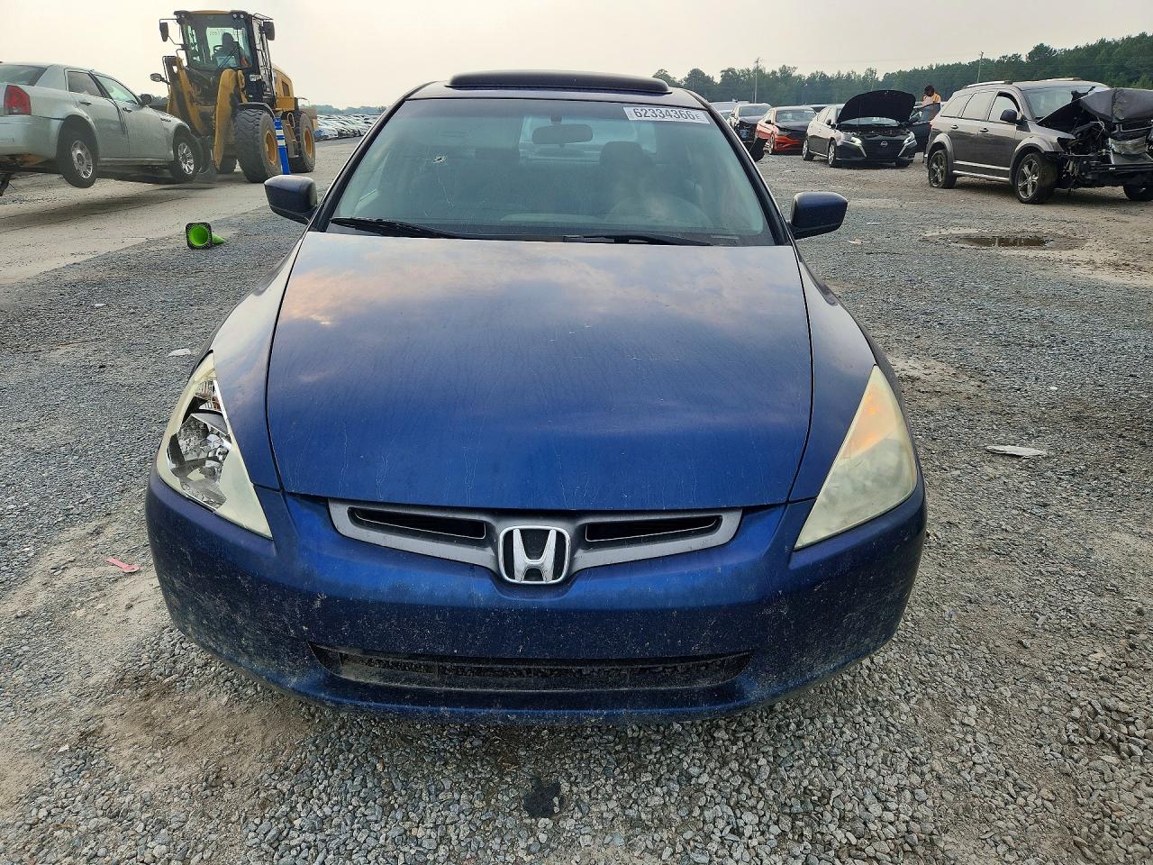 2004 Honda Accord Ex Blue vin: 1HGCM56694A124408