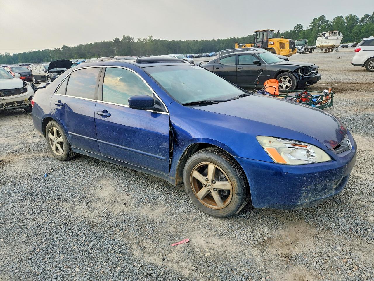 2004 Honda Accord Ex Blue vin: 1HGCM56694A124408