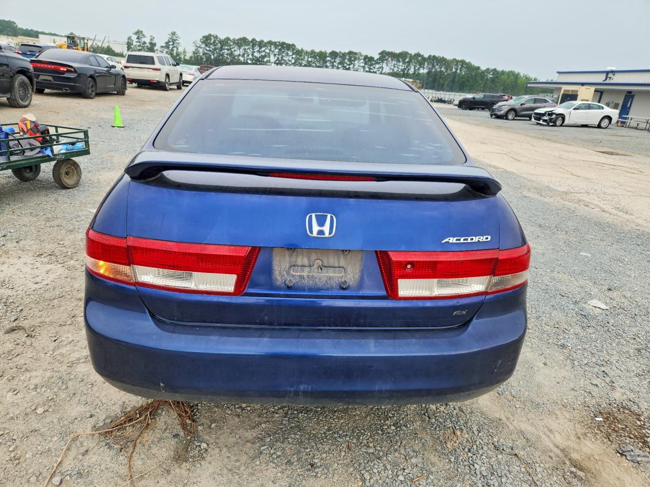 2004 Honda Accord Ex Blue vin: 1HGCM56694A124408