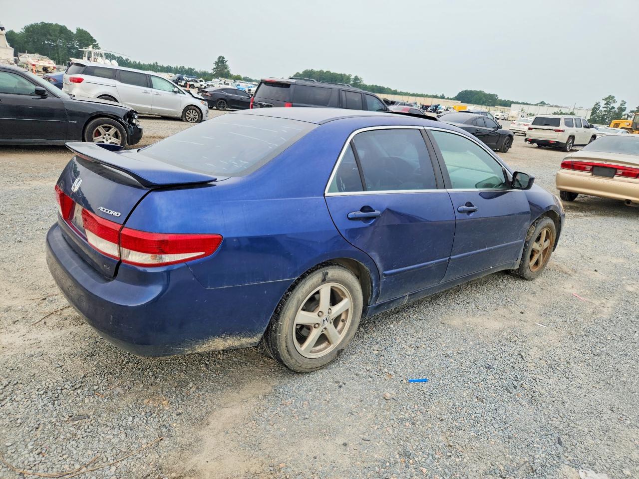 2004 Honda Accord Ex Blue vin: 1HGCM56694A124408