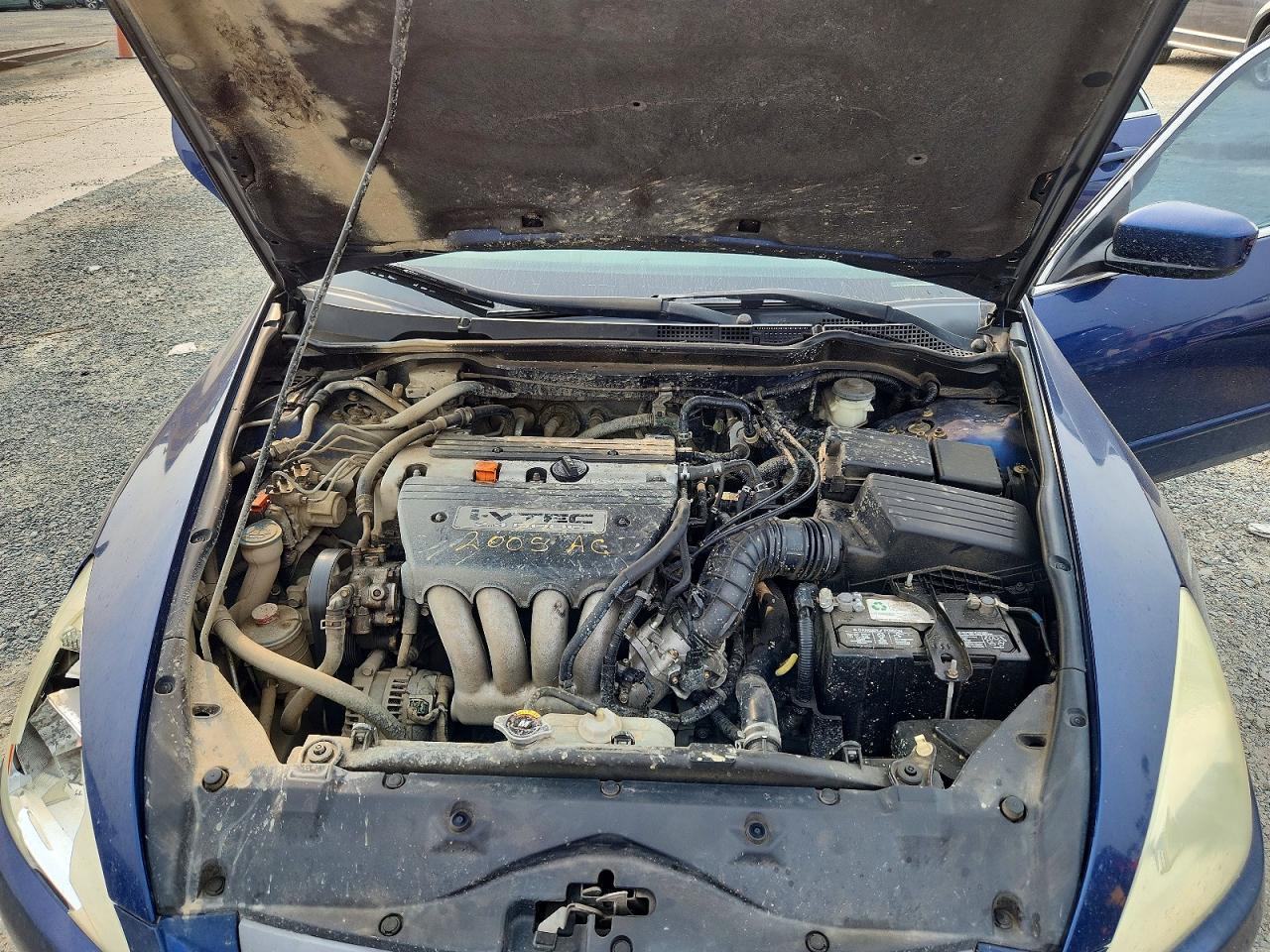 2004 Honda Accord Ex Blue vin: 1HGCM56694A124408