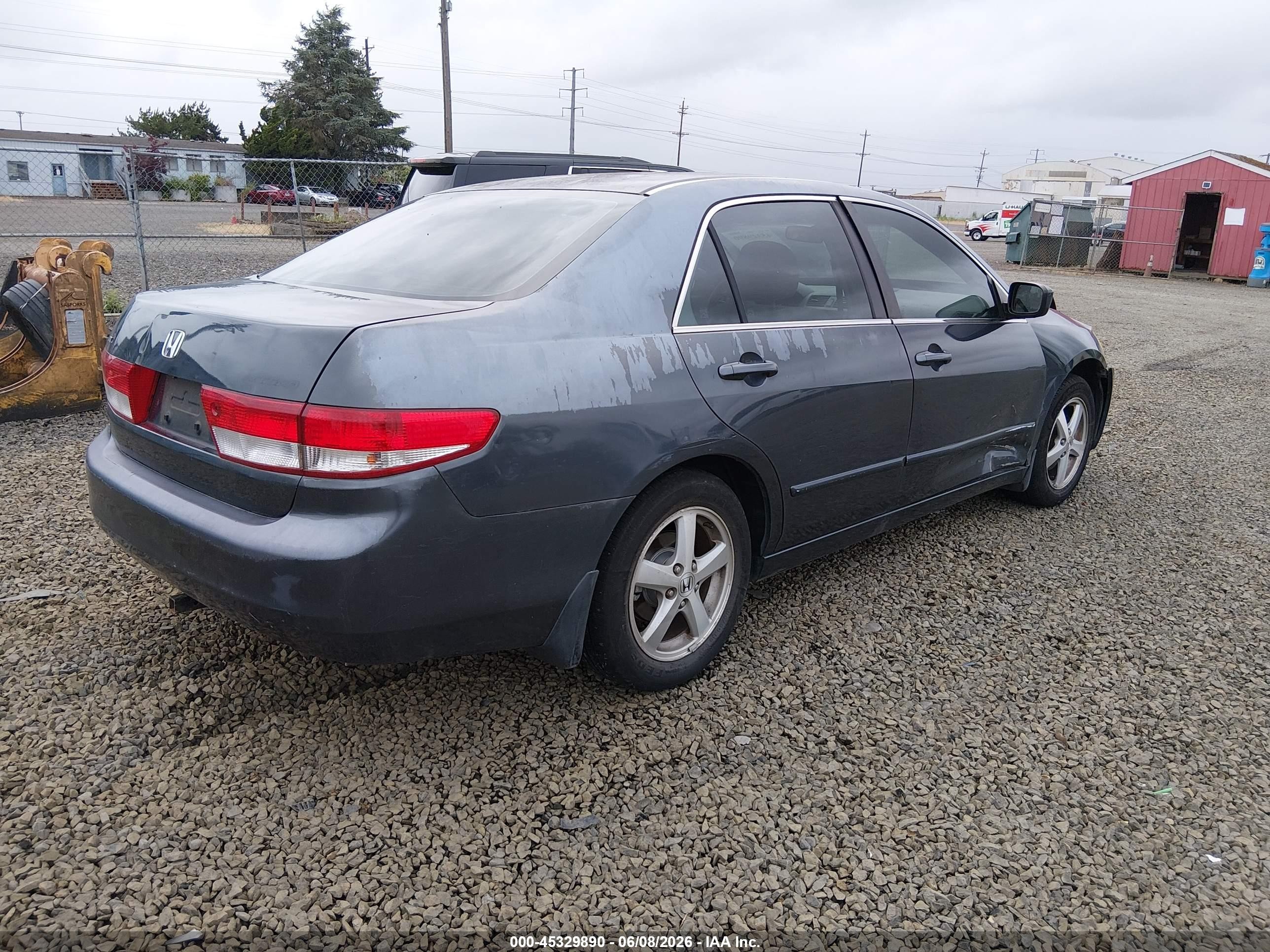 2004 Honda Accord 2.4 Ex Gray vin: 1HGCM56694A167615