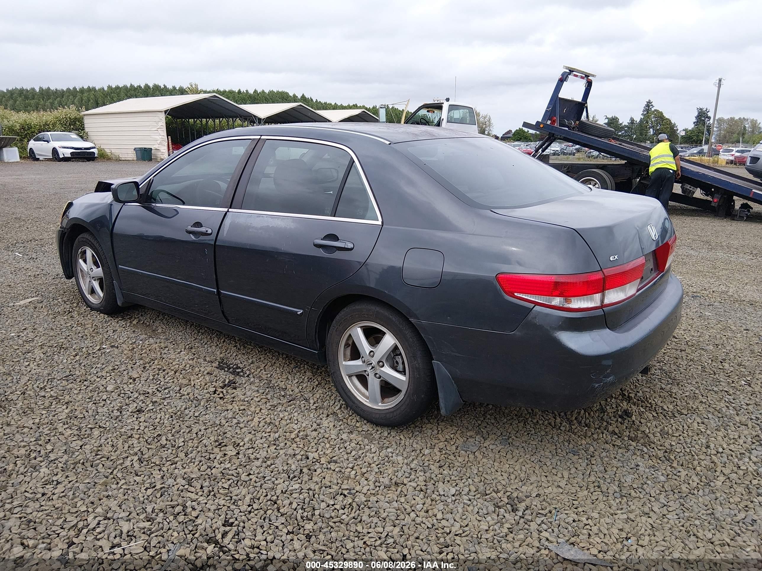 2004 Honda Accord 2.4 Ex Gray vin: 1HGCM56694A167615