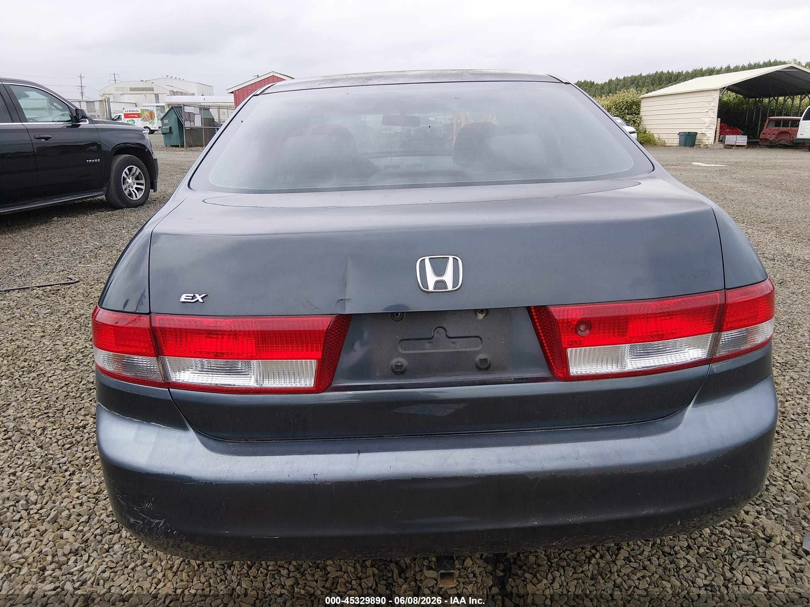 2004 Honda Accord 2.4 Ex Gray vin: 1HGCM56694A167615