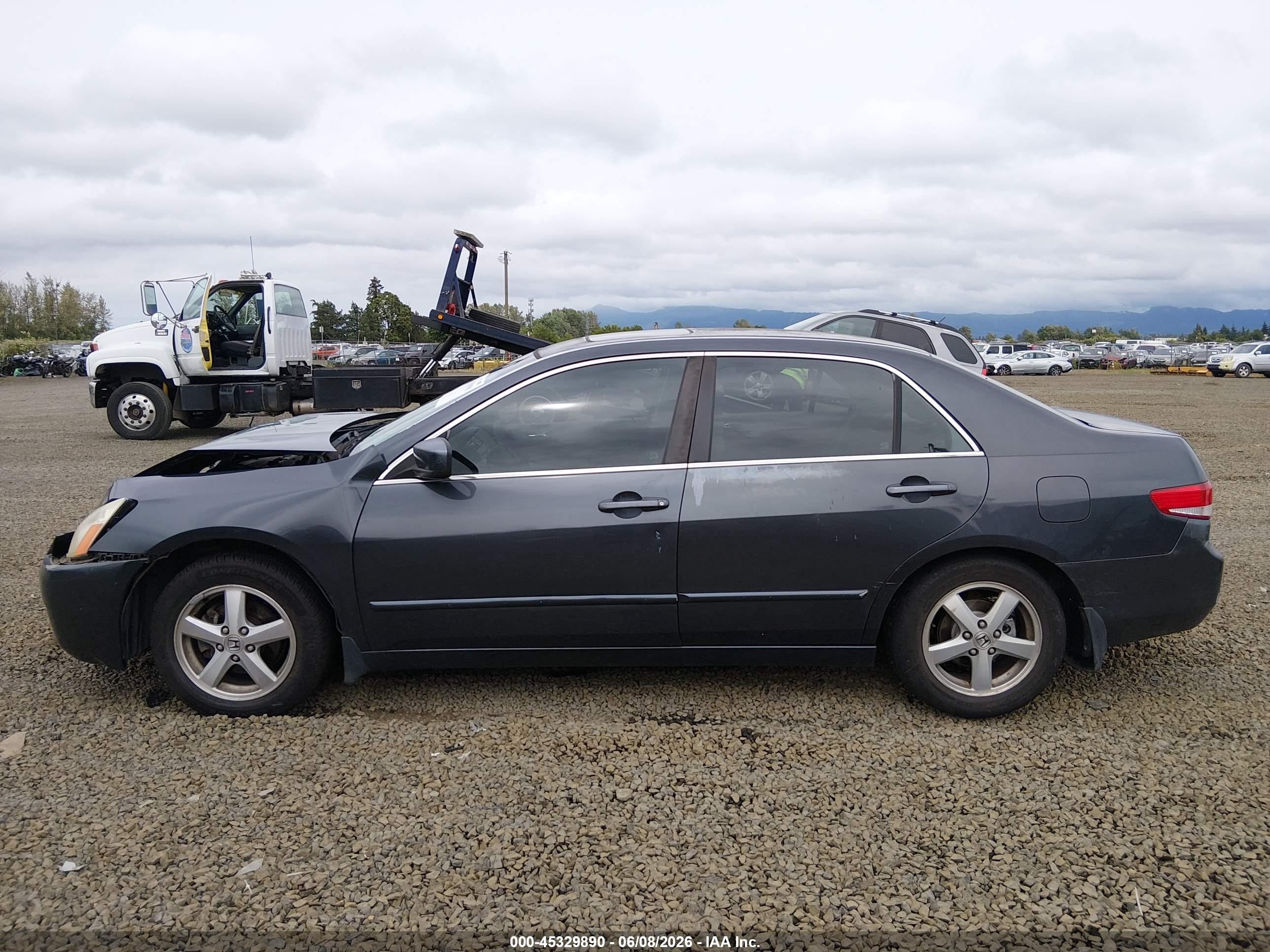 2004 Honda Accord 2.4 Ex Gray vin: 1HGCM56694A167615
