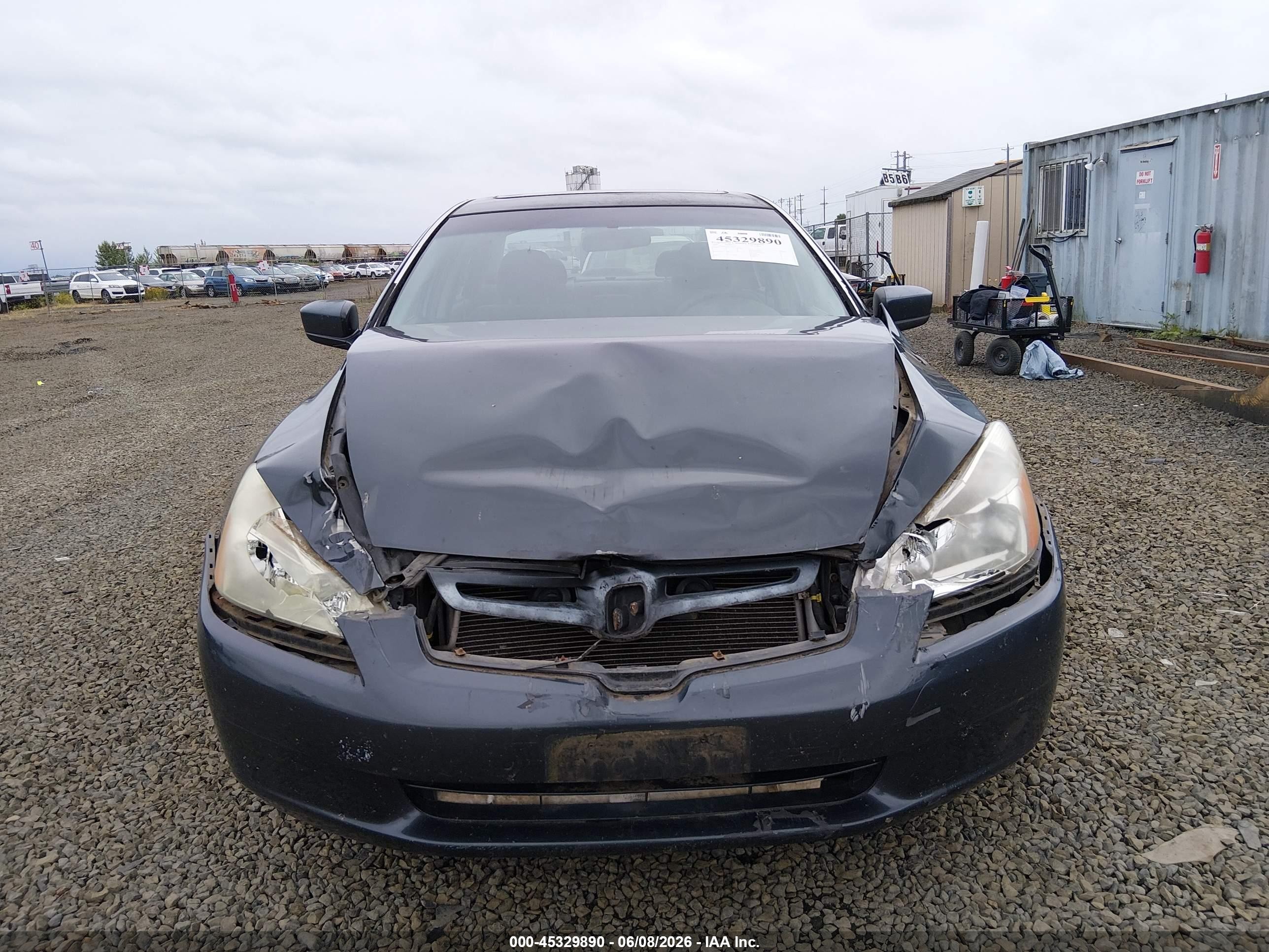 2004 Honda Accord 2.4 Ex Gray vin: 1HGCM56694A167615