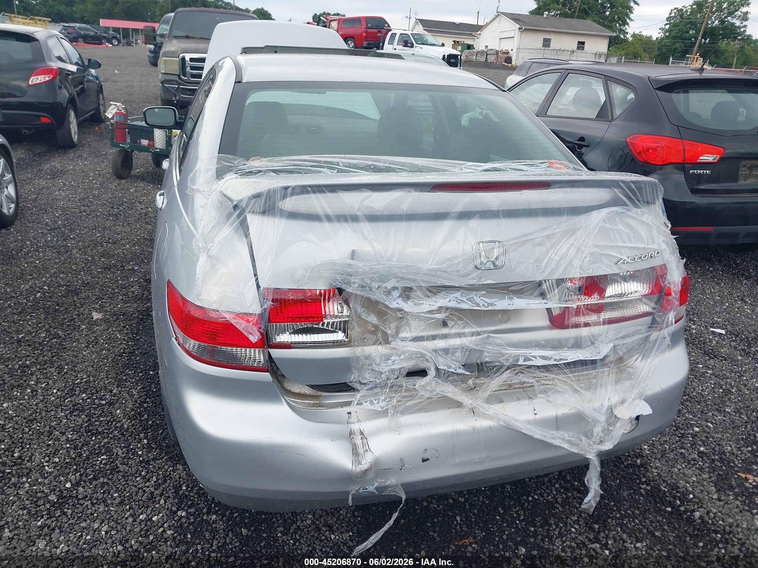 2003 Honda Accord 2.4 Ex Silver vin: 1HGCM566X3A058823