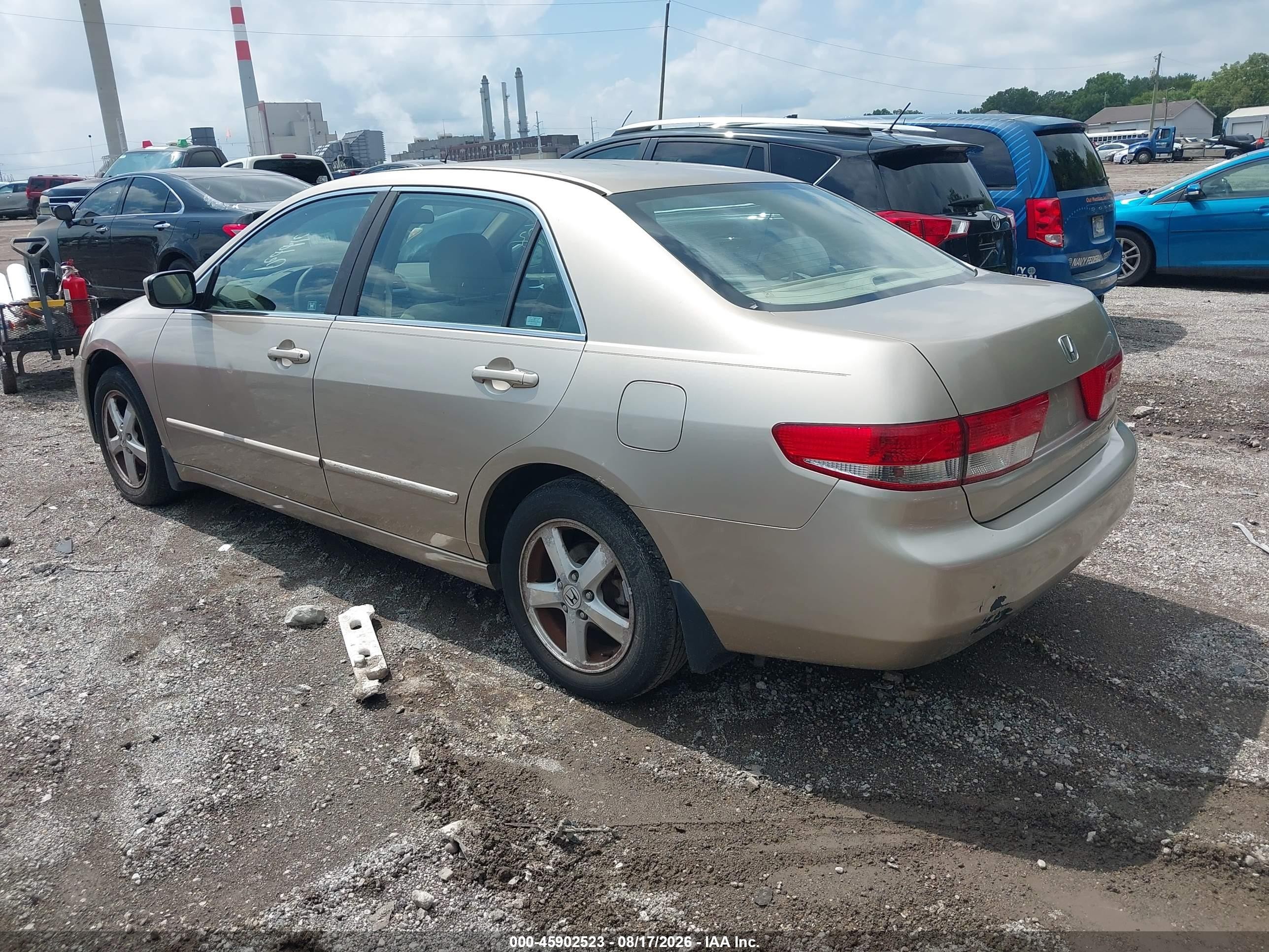 2003 Honda Accord 2.4 Ex Золотой vin: 1HGCM566X3A068249