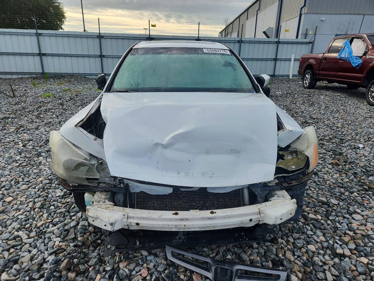 2003 Honda Accord Ex White vin: 1HGCM566X3A097797