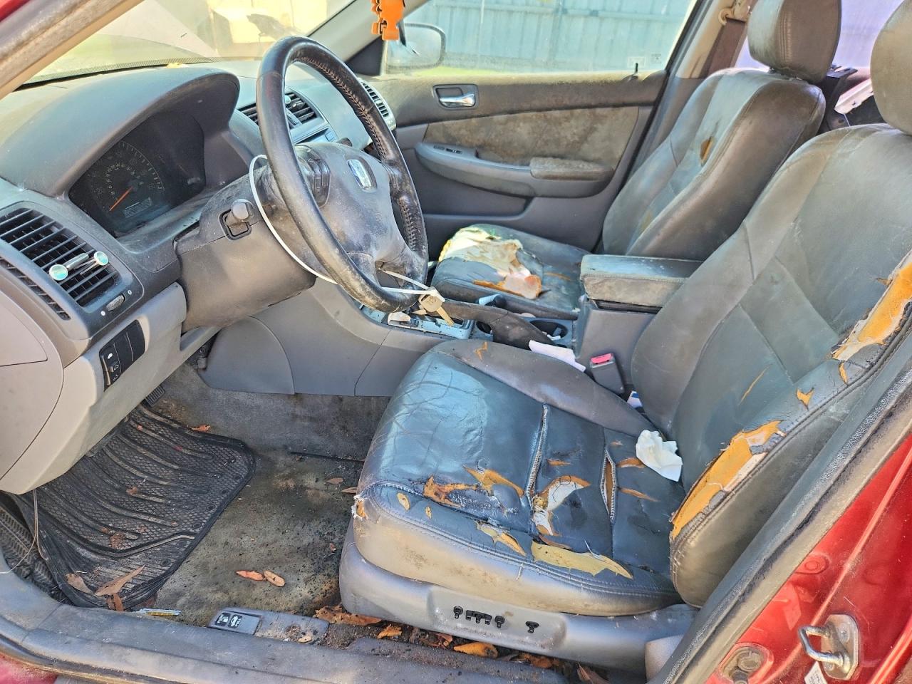 2003 Honda Accord Ex Maroon vin: 1HGCM566X3A119457