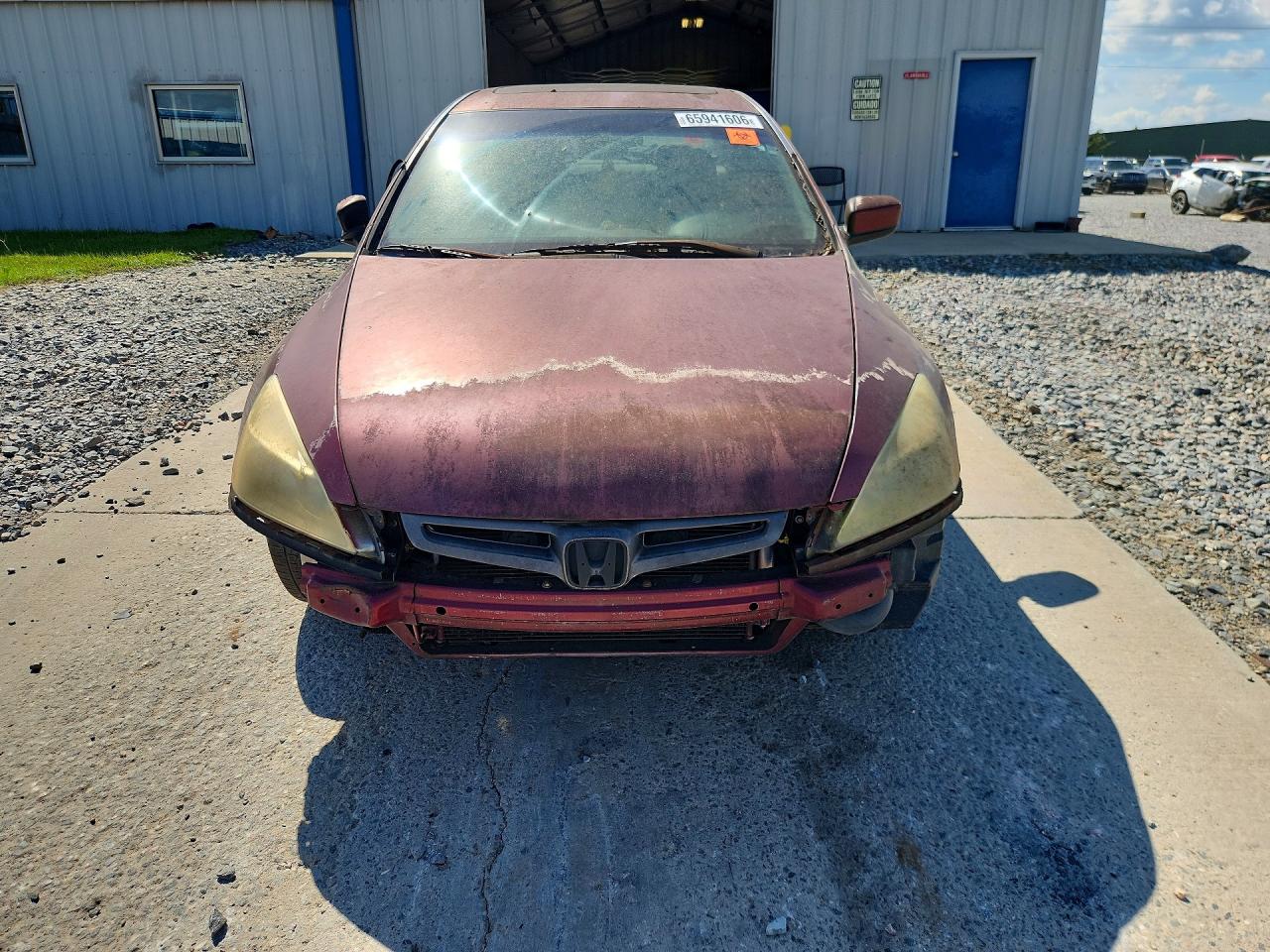 2003 Honda Accord Ex Maroon vin: 1HGCM566X3A119457