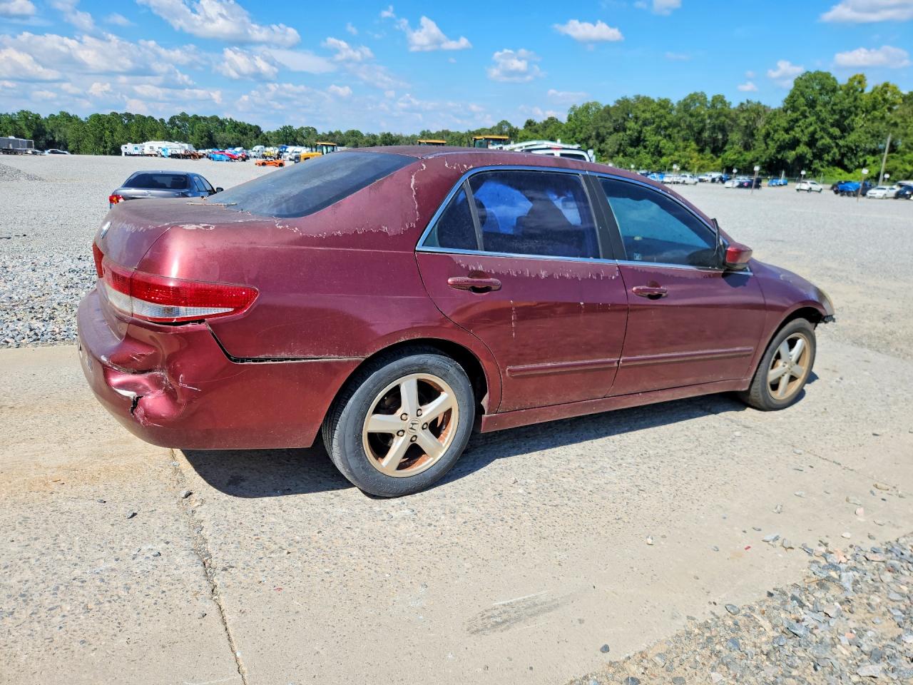 2003 Honda Accord Ex Maroon vin: 1HGCM566X3A119457