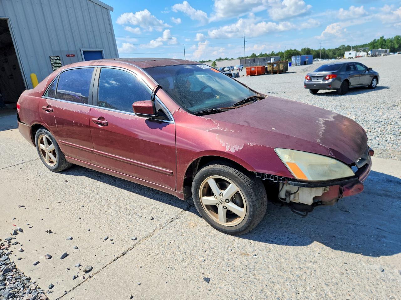 2003 Honda Accord Ex Maroon vin: 1HGCM566X3A119457