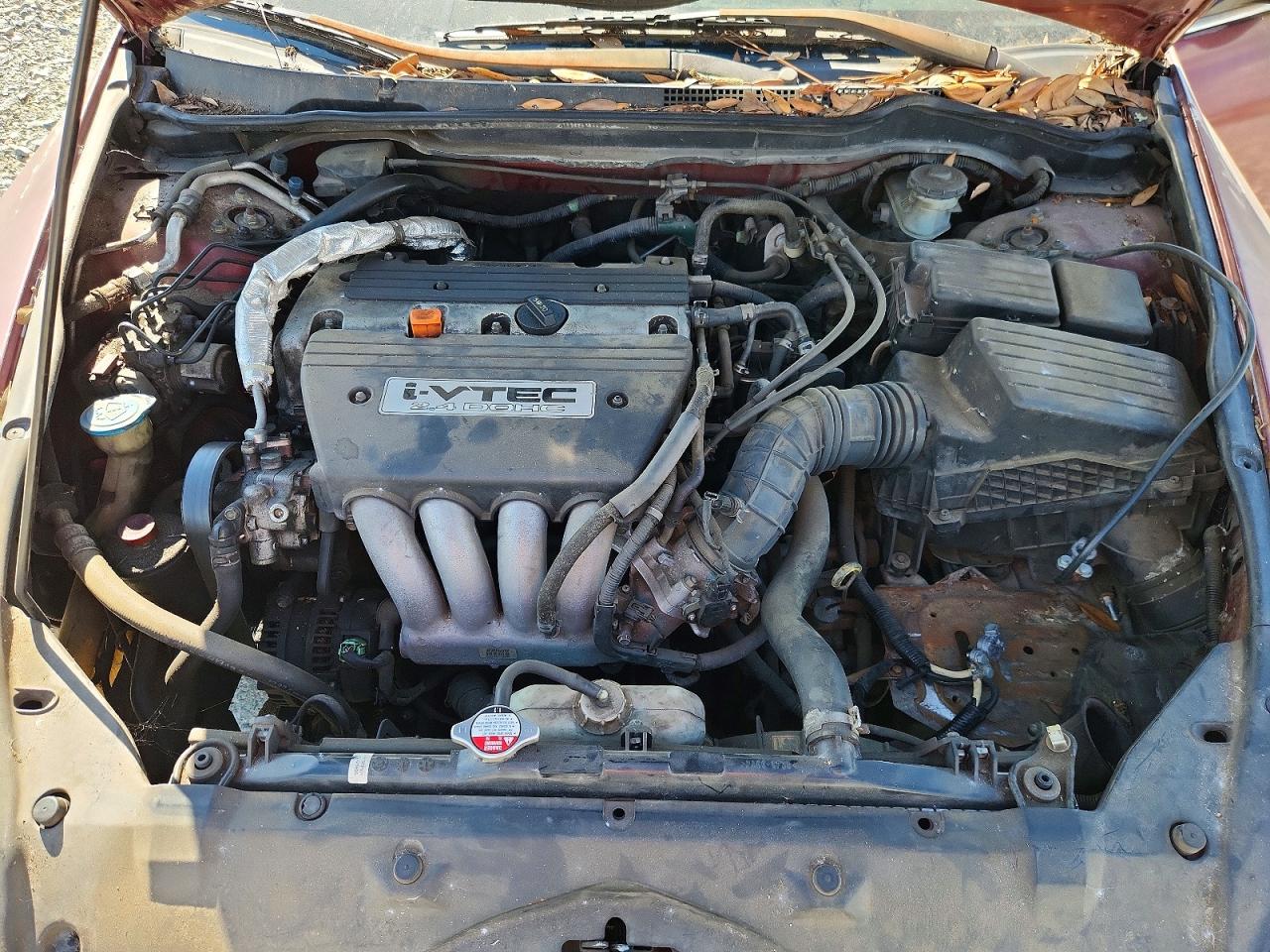 2003 Honda Accord Ex Maroon vin: 1HGCM566X3A119457
