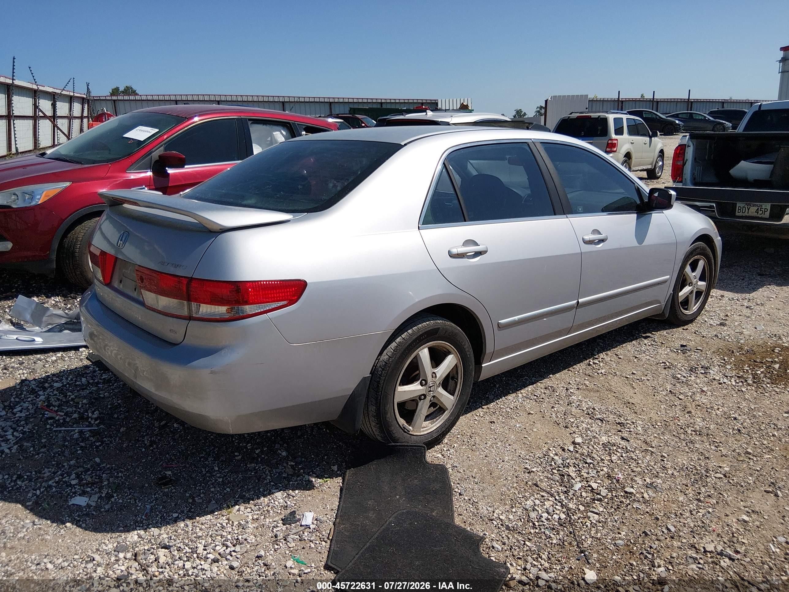 2004 Honda Accord 2.4 Ex Silver vin: 1HGCM566X4A020722
