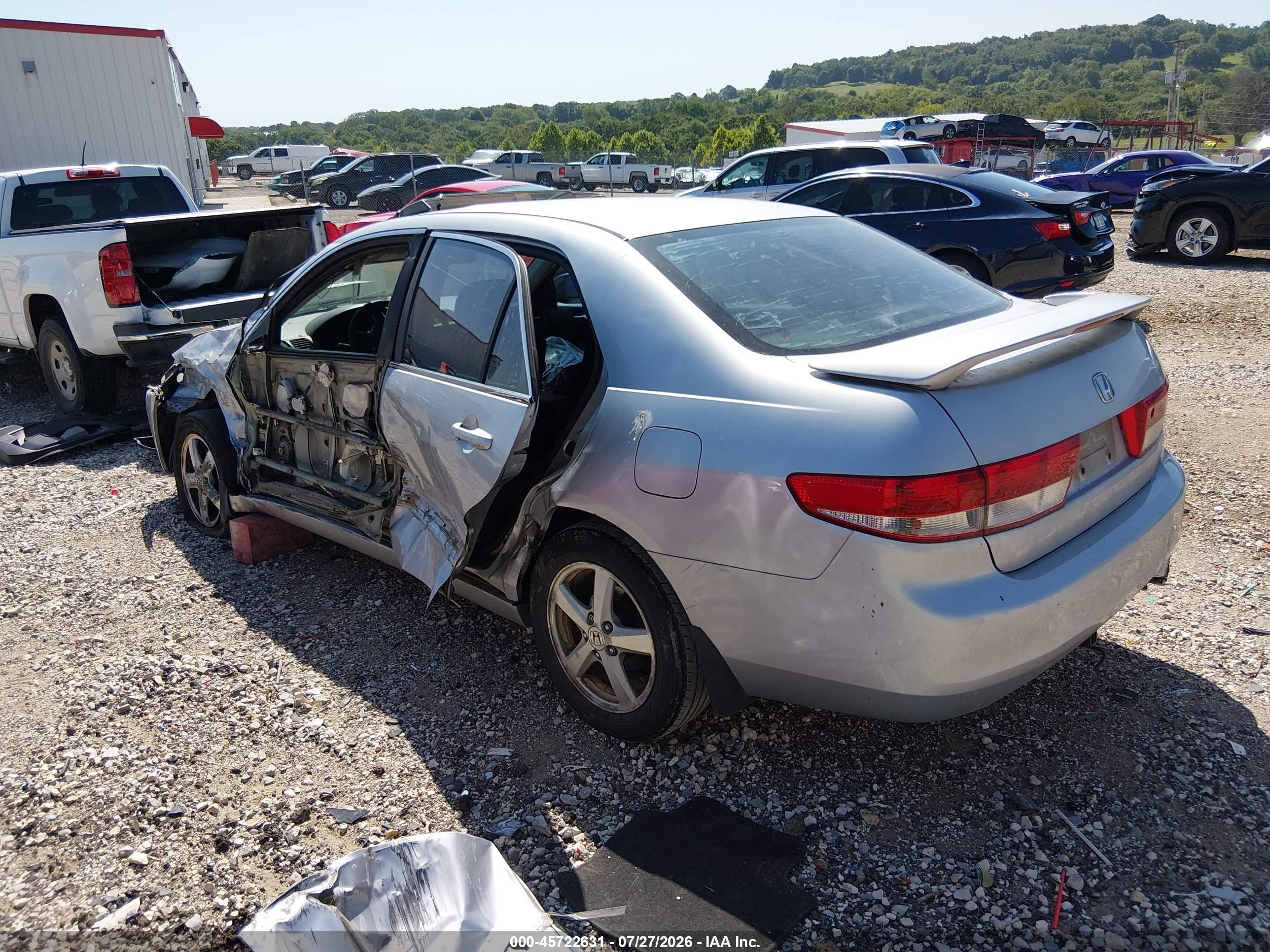 2004 Honda Accord 2.4 Ex Silver vin: 1HGCM566X4A020722