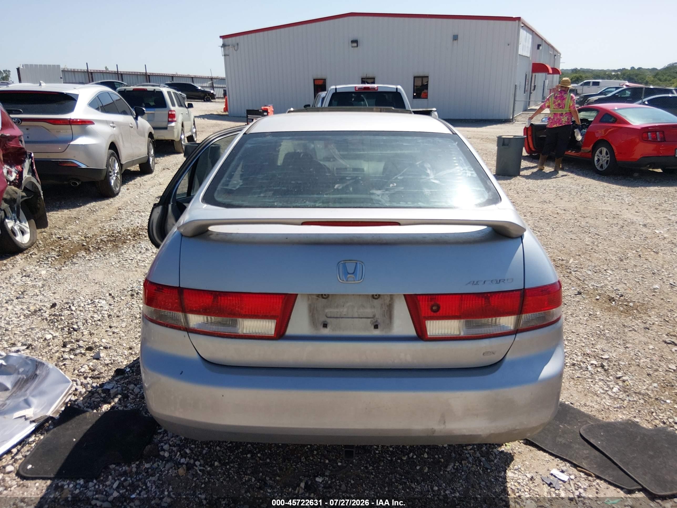 2004 Honda Accord 2.4 Ex Silver vin: 1HGCM566X4A020722