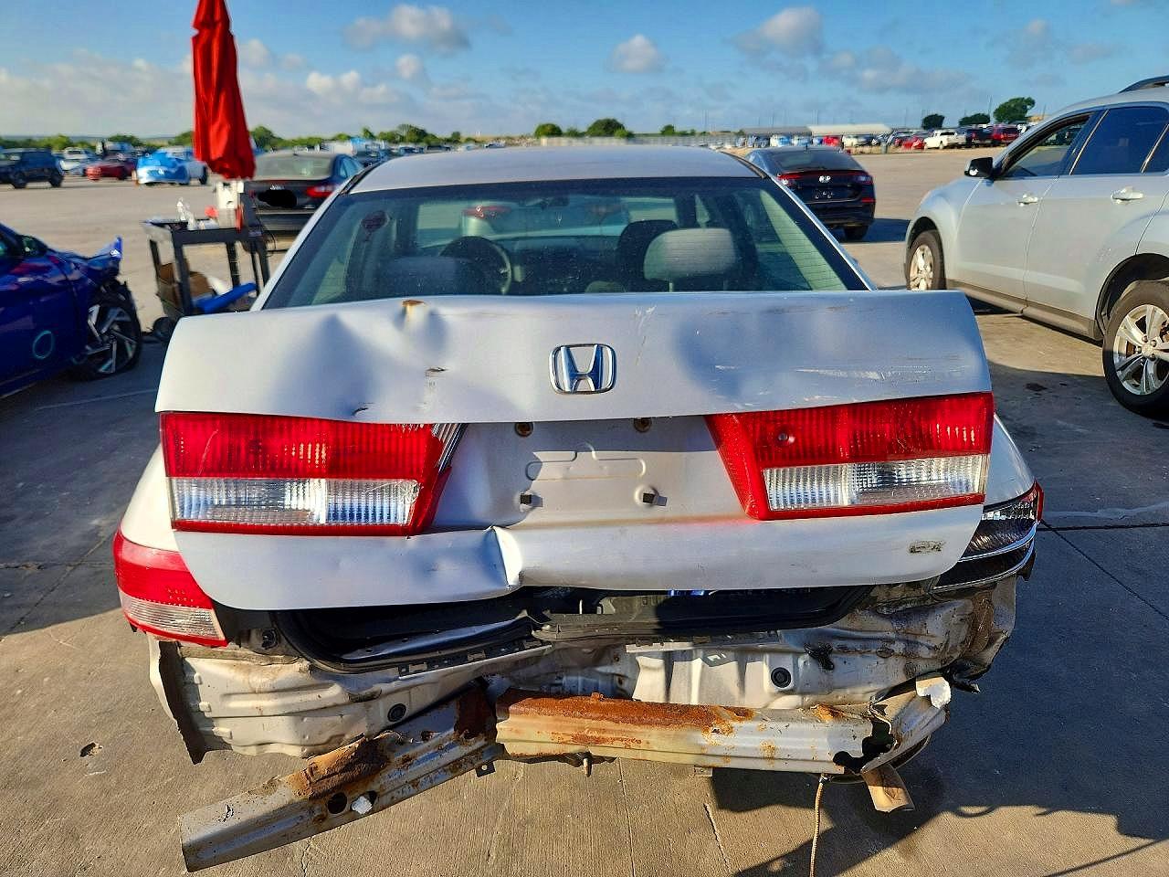 2004 Honda Accord Ex Silver vin: 1HGCM566X4A156705