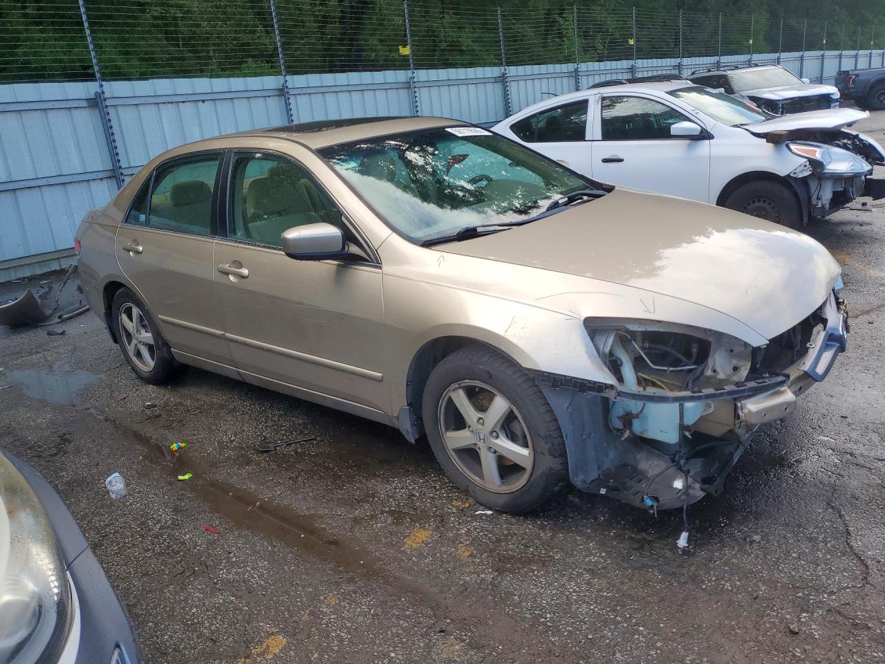 2004 Honda Accord Ex Tan vin: 1HGCM566X4A170409
