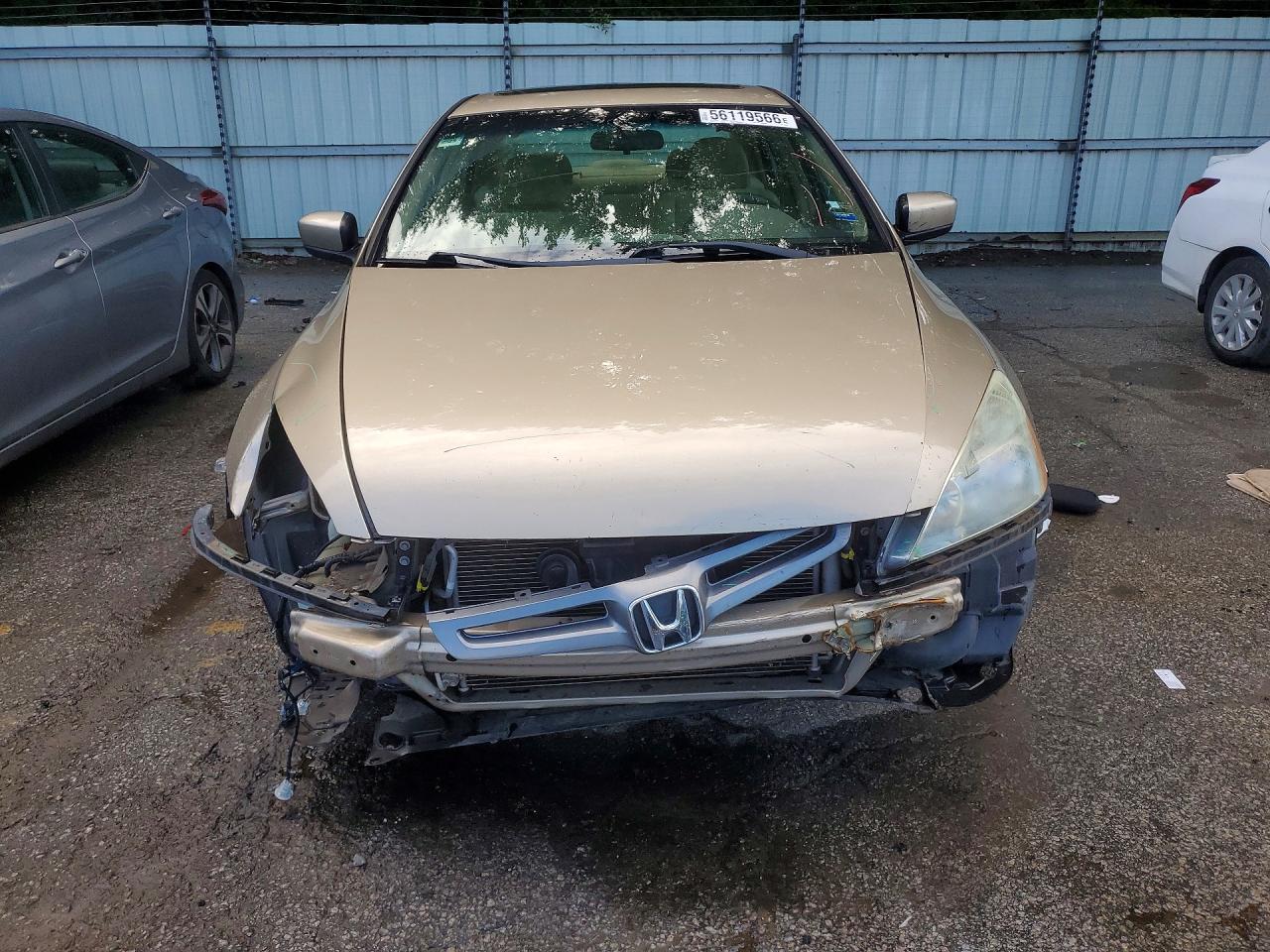 2004 Honda Accord Ex Tan vin: 1HGCM566X4A170409