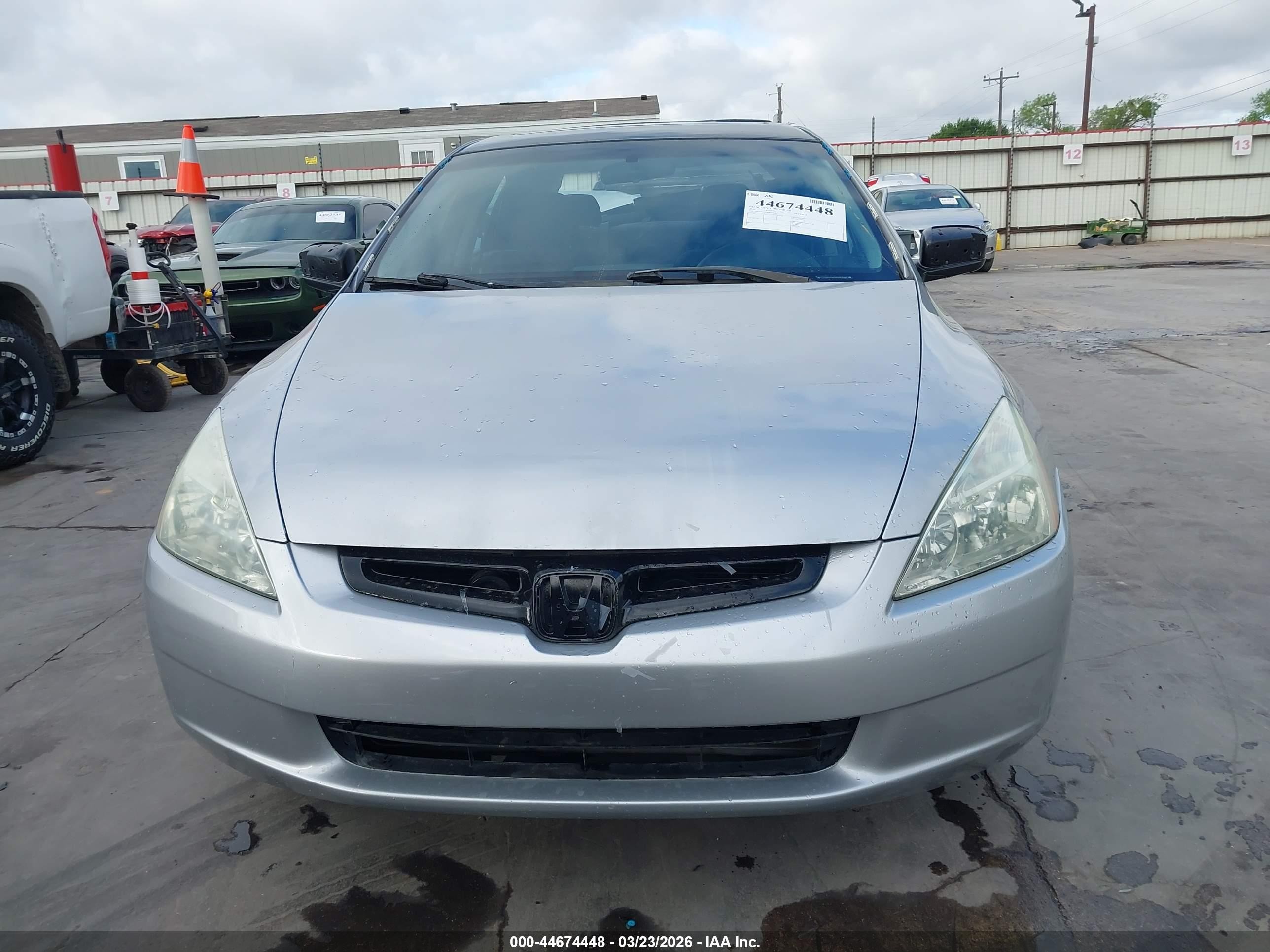 2004 Honda Accord 2.4 Ex Gray vin: 1HGCM56704A077746