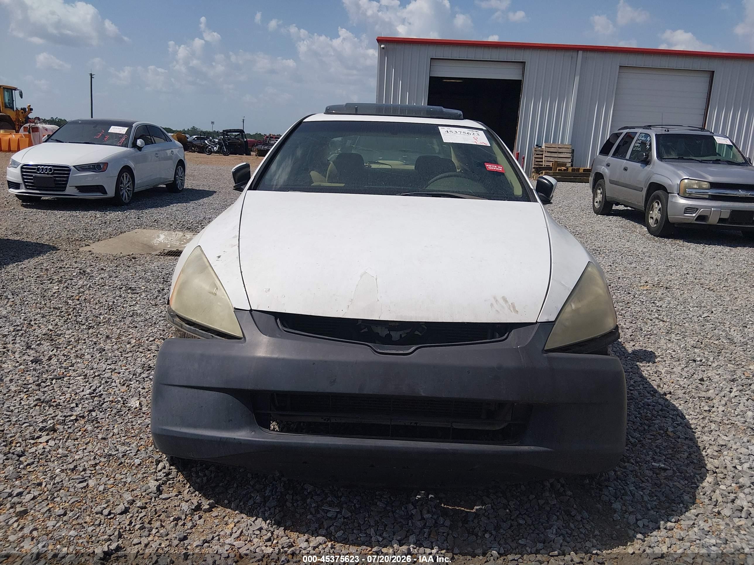 2004 Honda Accord 2.4 Ex White vin: 1HGCM56704A145382