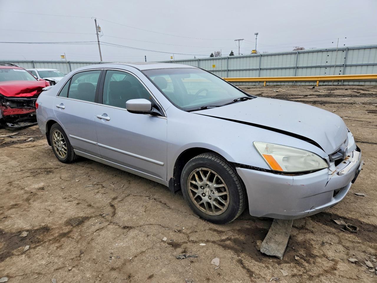 2005 Honda Accord Ex Silver vin: 1HGCM56705A014180