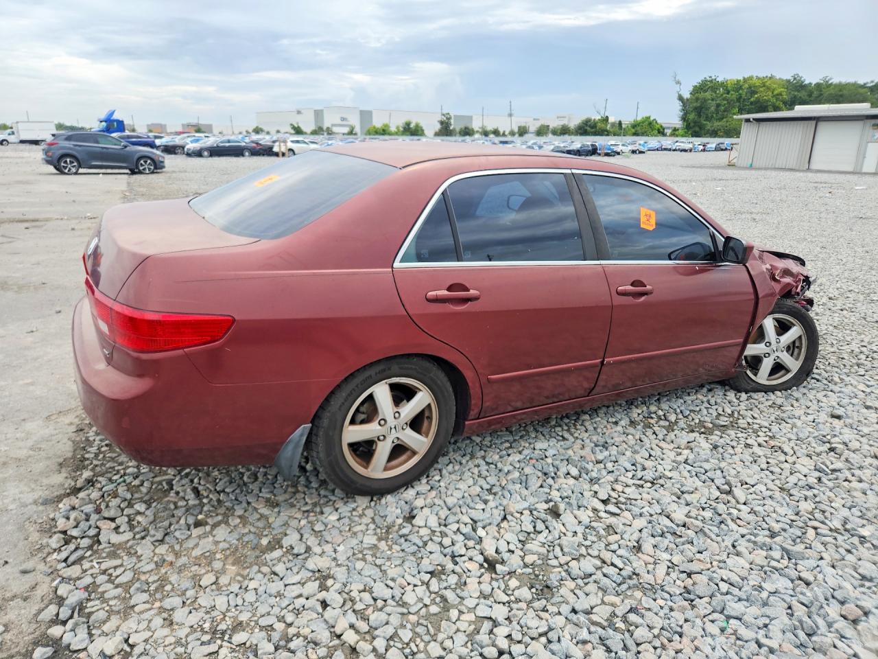 2005 Honda Accord Ex Maroon vin: 1HGCM56705A043033