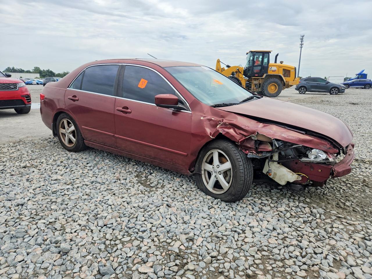 2005 Honda Accord Ex Maroon vin: 1HGCM56705A043033
