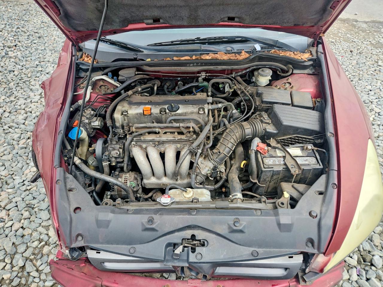 2005 Honda Accord Ex Maroon vin: 1HGCM56705A043033
