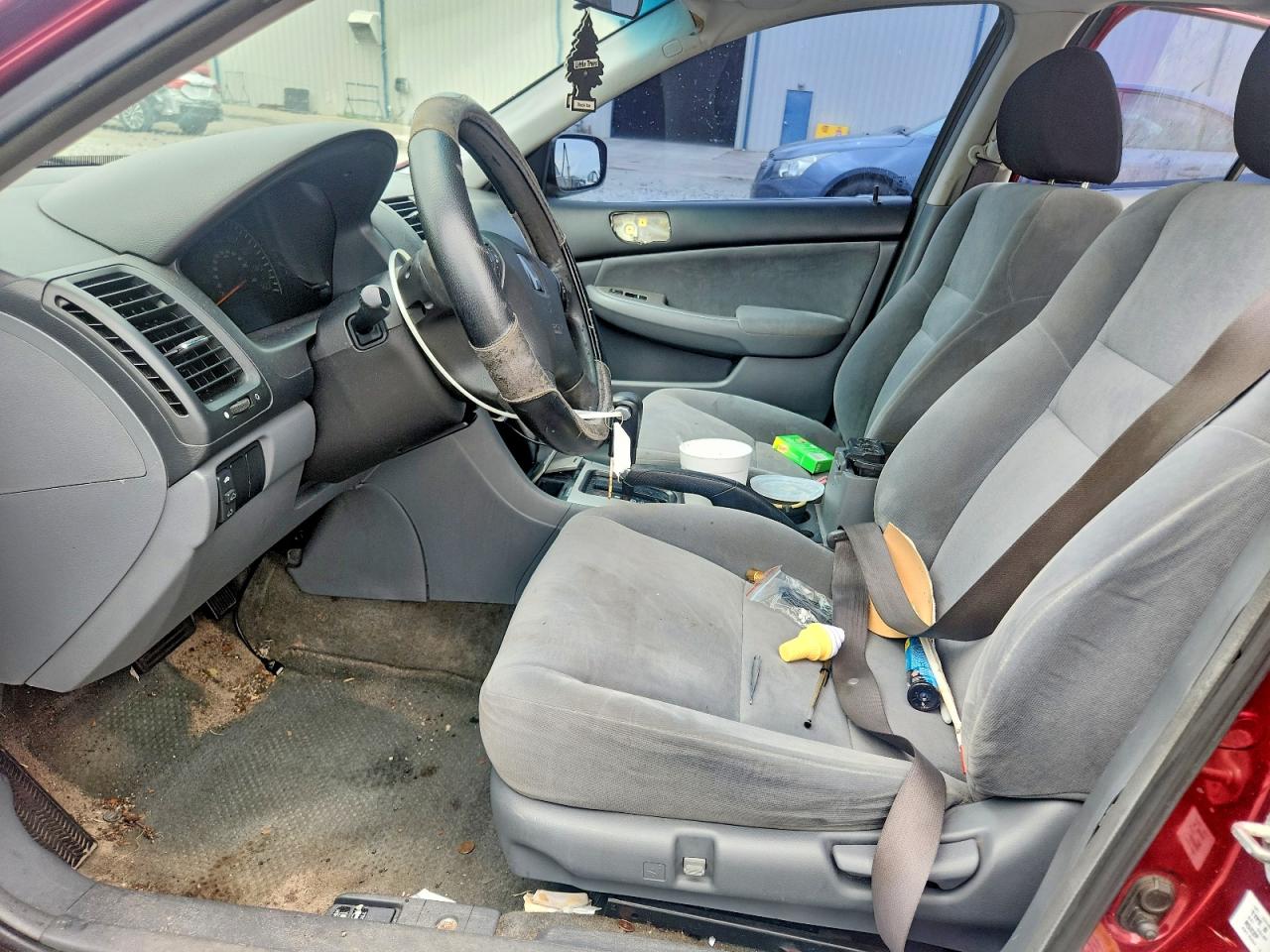 2005 Honda Accord Ex Maroon vin: 1HGCM56705A043033