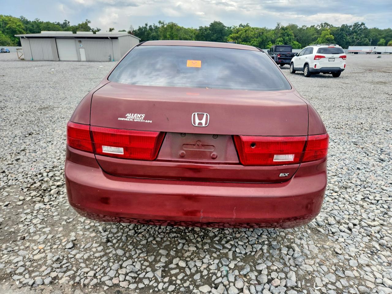 2005 Honda Accord Ex Maroon vin: 1HGCM56705A043033