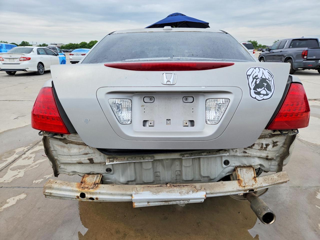 2006 Honda Accord Ex Silver vin: 1HGCM56706A068175