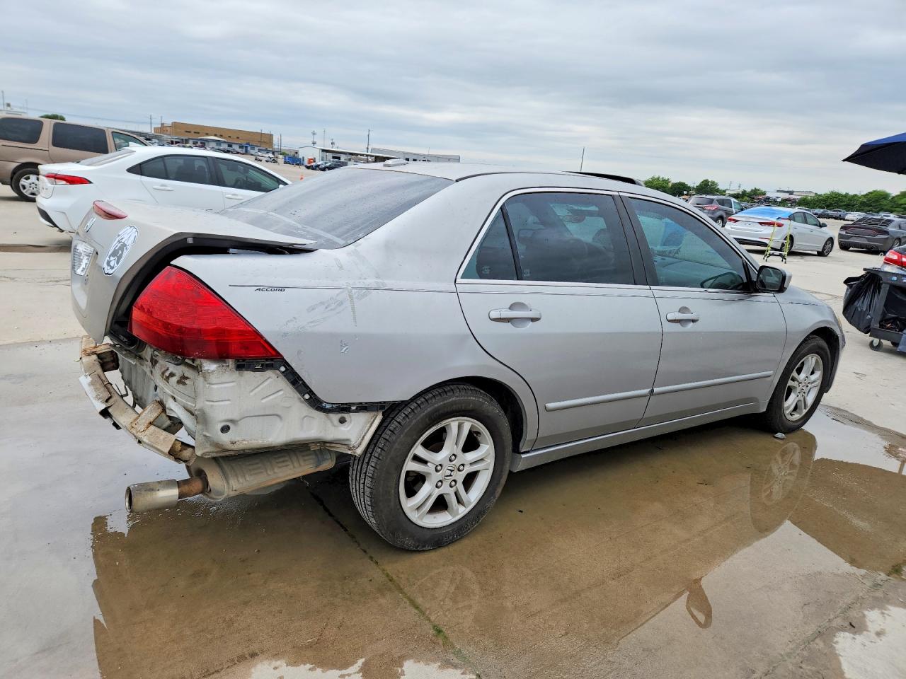 2006 Honda Accord Ex Silver vin: 1HGCM56706A068175