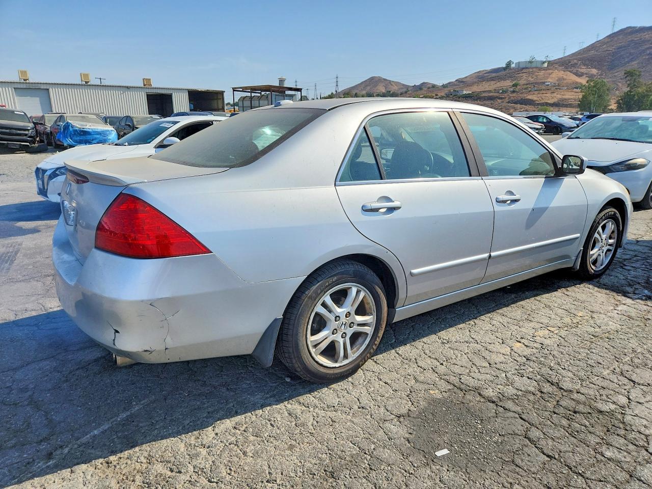 2006 Honda Accord Ex Silver vin: 1HGCM56706A092640