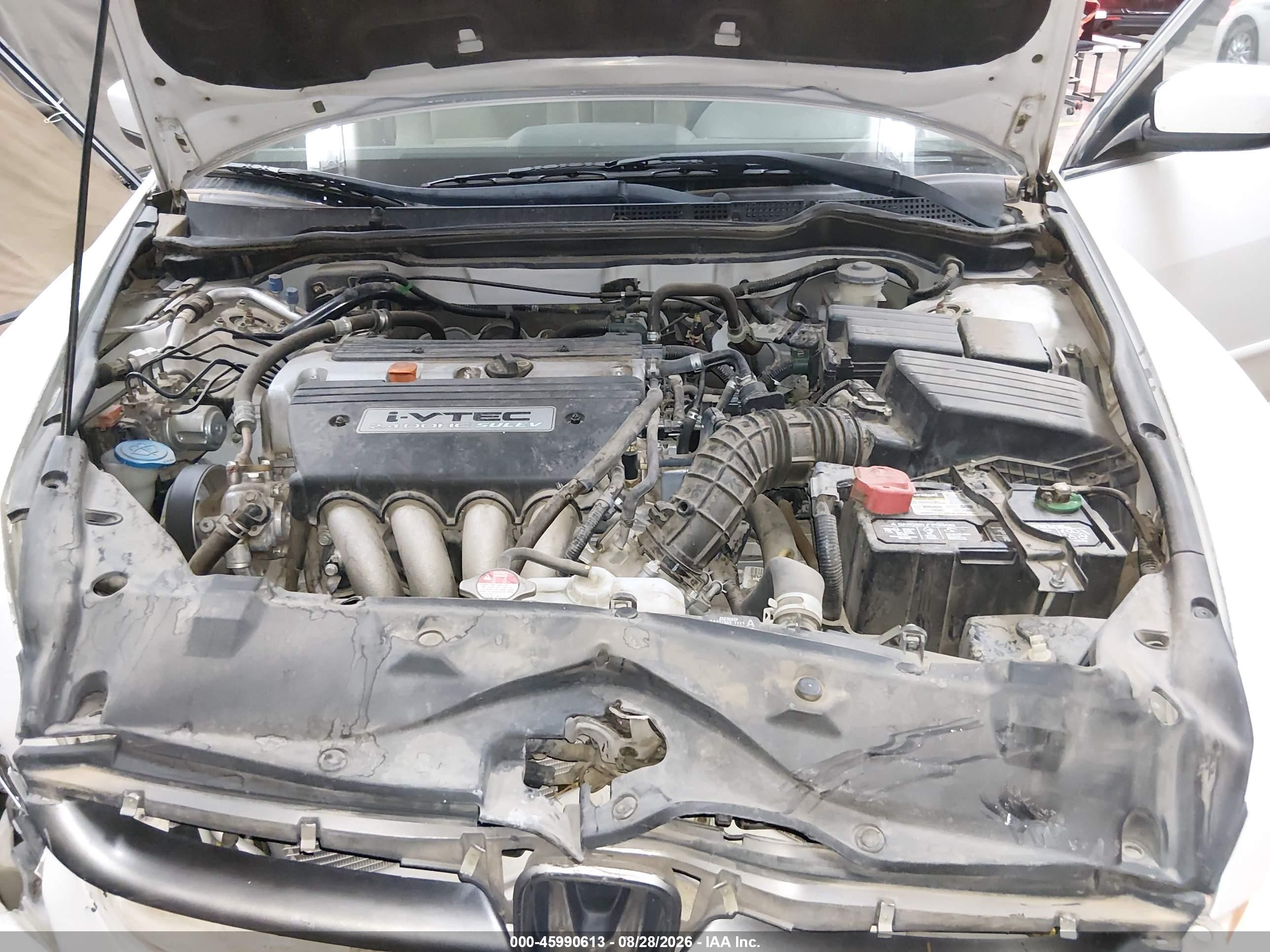 2006 Honda Accord 2.4 Ex White vin: 1HGCM56706A097806