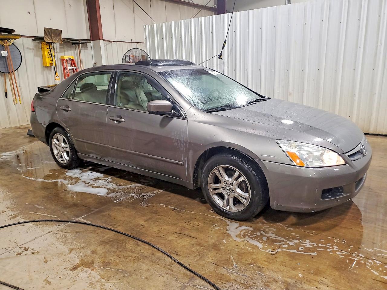 2006 Honda Accord Ex Gray vin: 1HGCM56706A099295