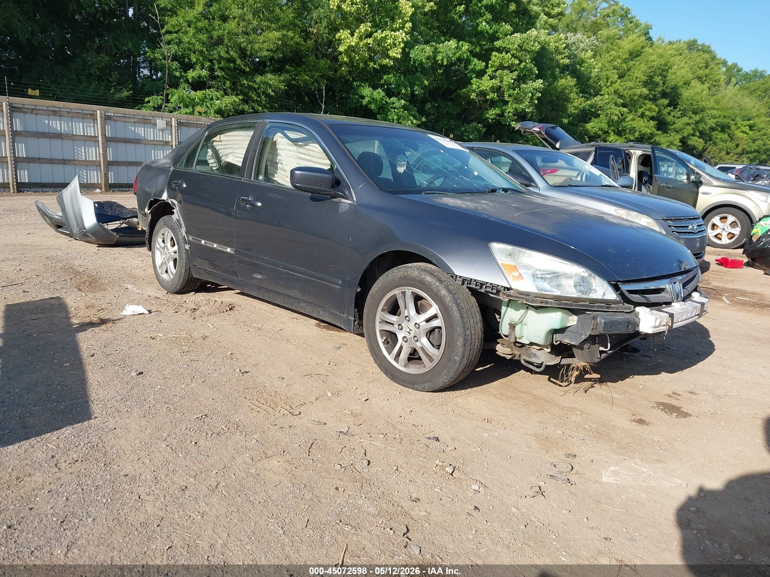 2006 Honda Accord 2.4 Ex Gray vin: 1HGCM56706A111901