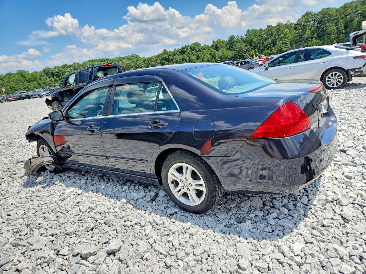 2006 Honda Accord Ex Black vin: 1HGCM56706A120601