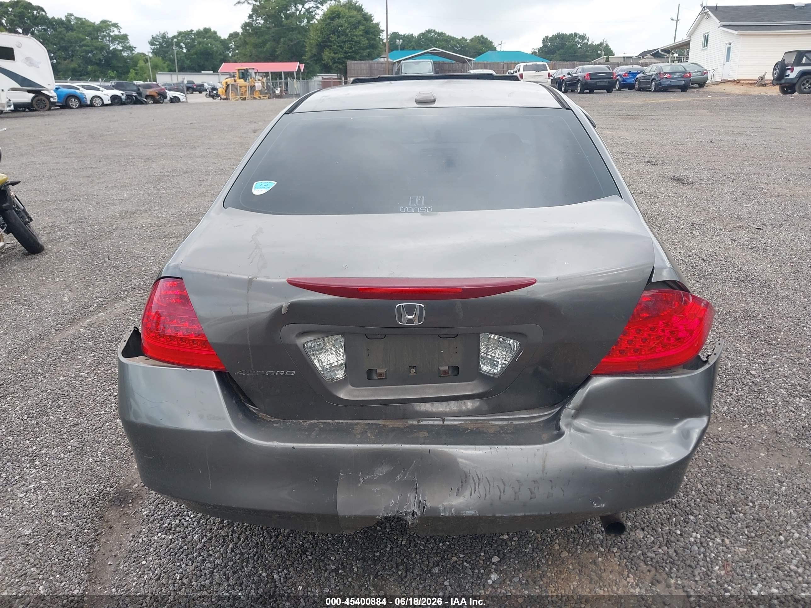 2006 Honda Accord 2.4 Ex Серый vin: 1HGCM56706A125152