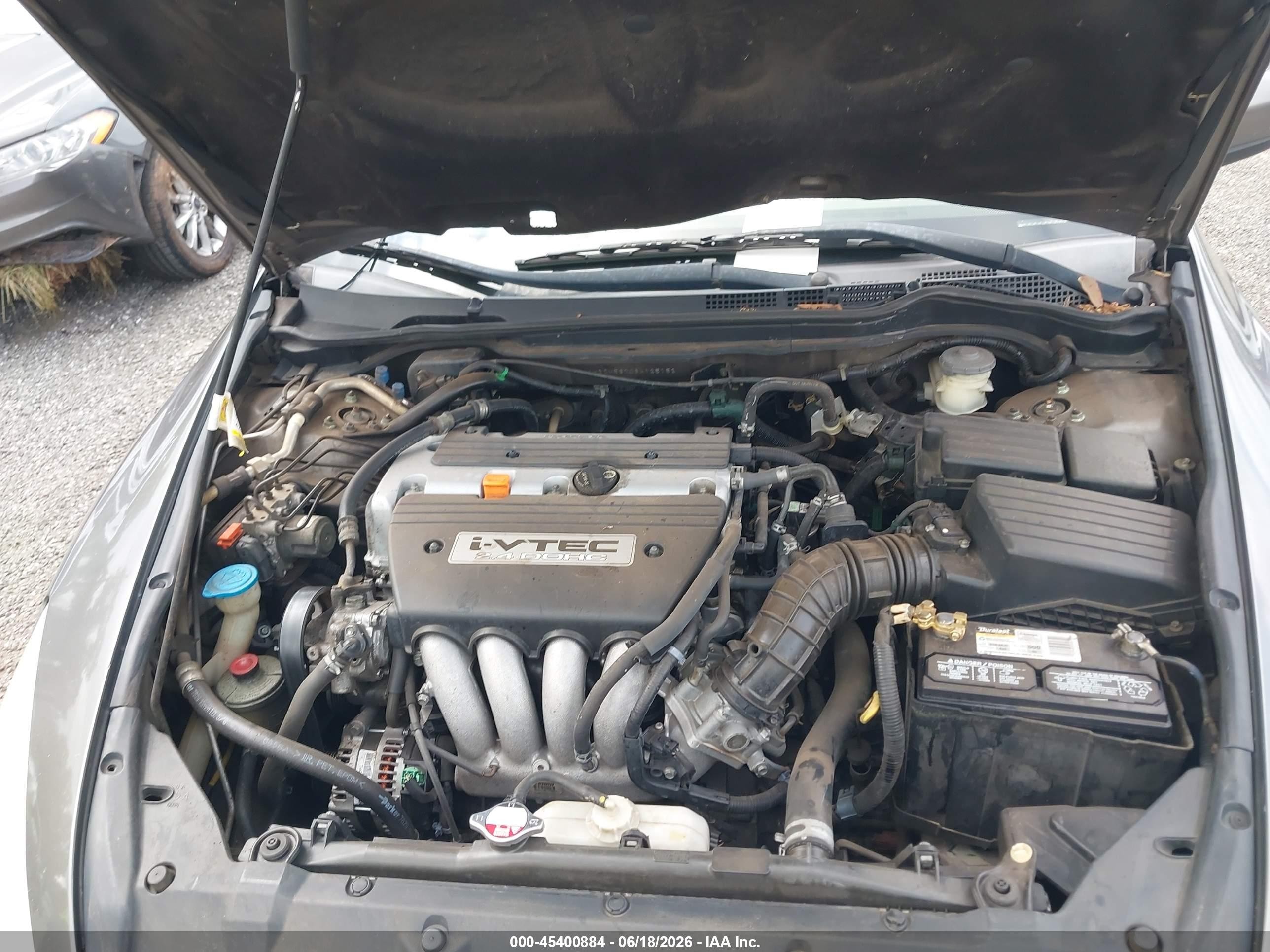 2006 Honda Accord 2.4 Ex Серый vin: 1HGCM56706A125152