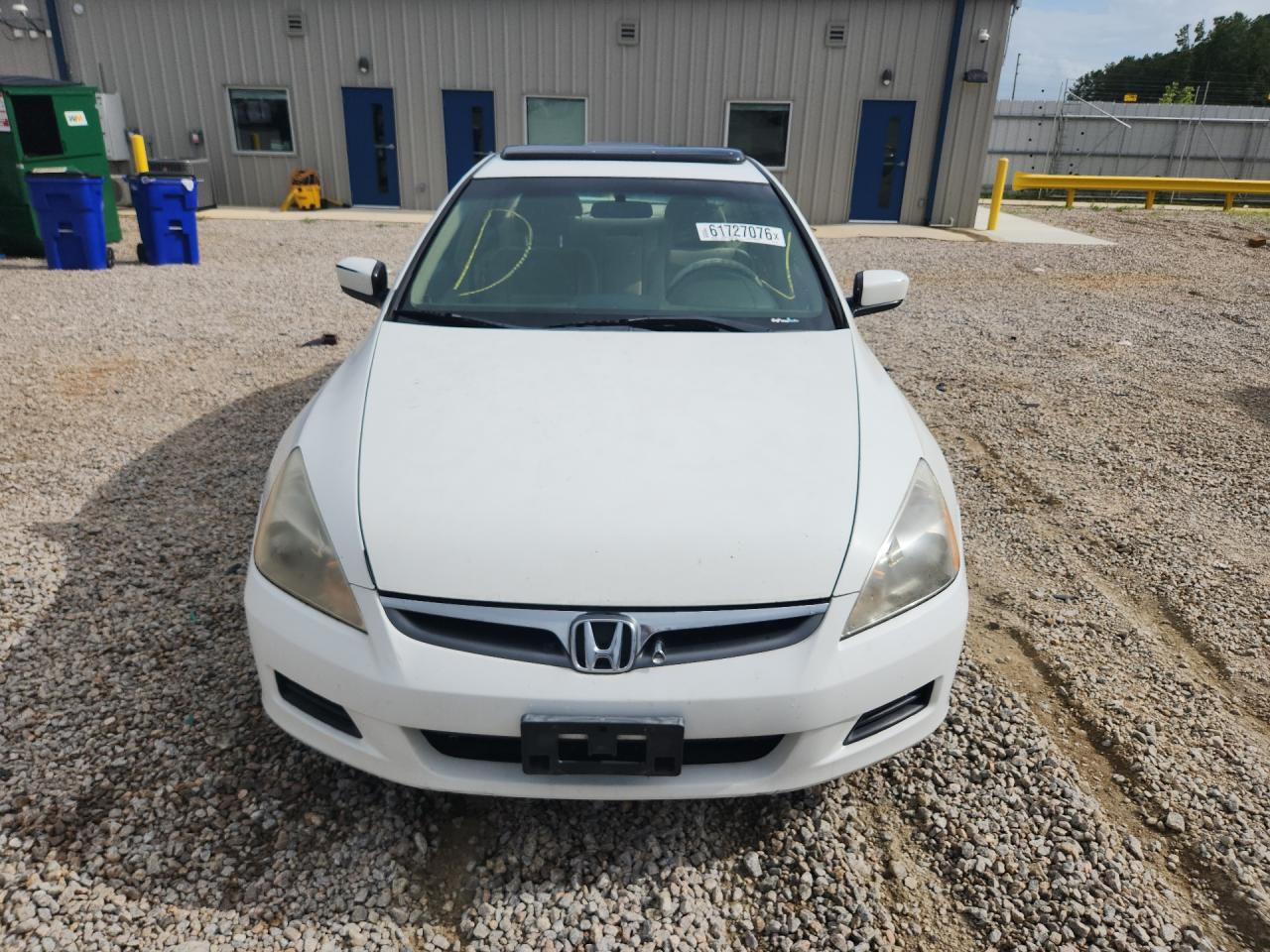 2006 Honda Accord Ex White vin: 1HGCM56706A150875