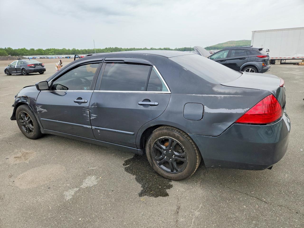 2006 Honda Accord Ex Gray vin: 1HGCM56706A154571