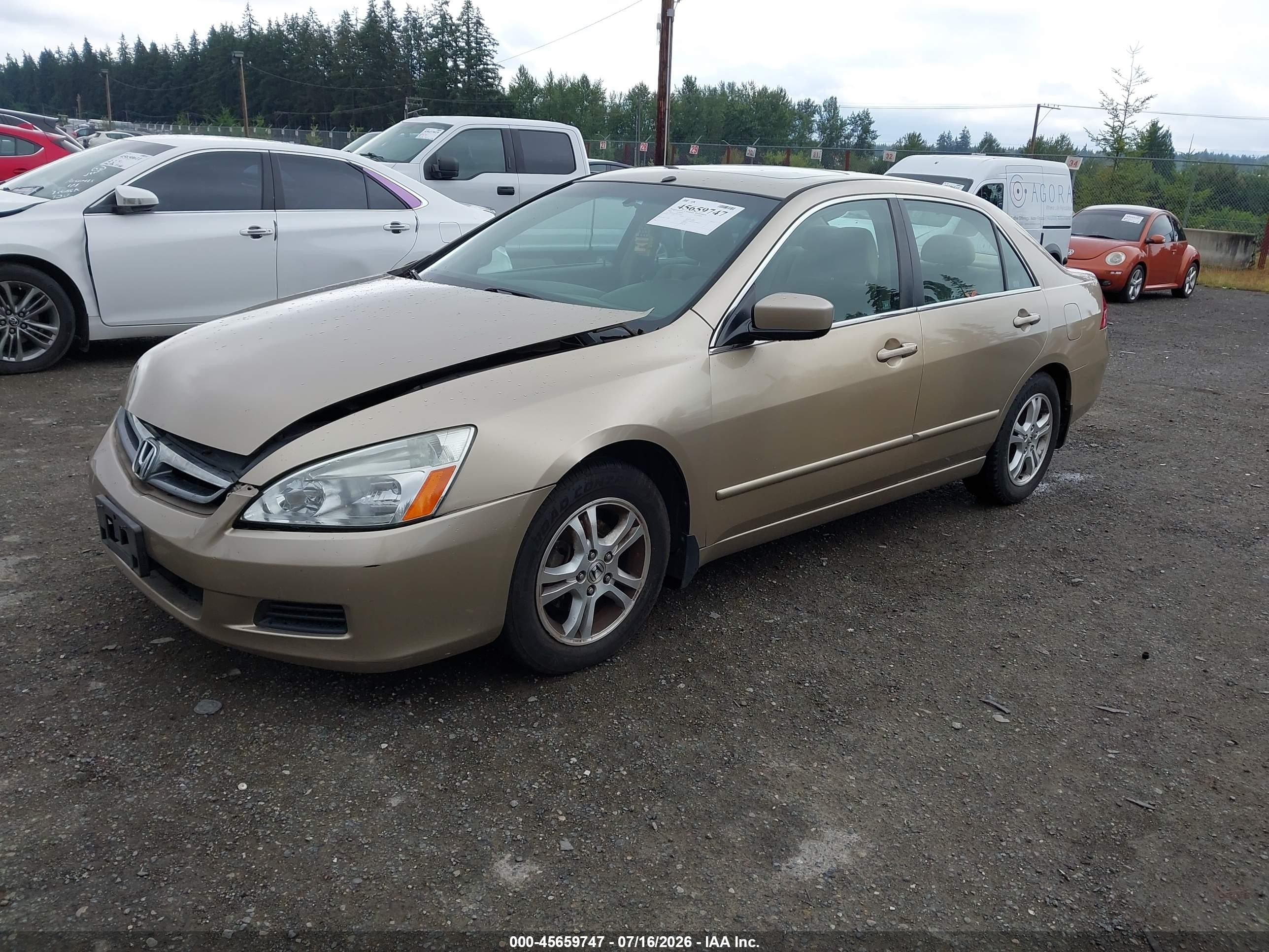 2006 Honda Accord 2.4 Ex Gold vin: 1HGCM56706A174626