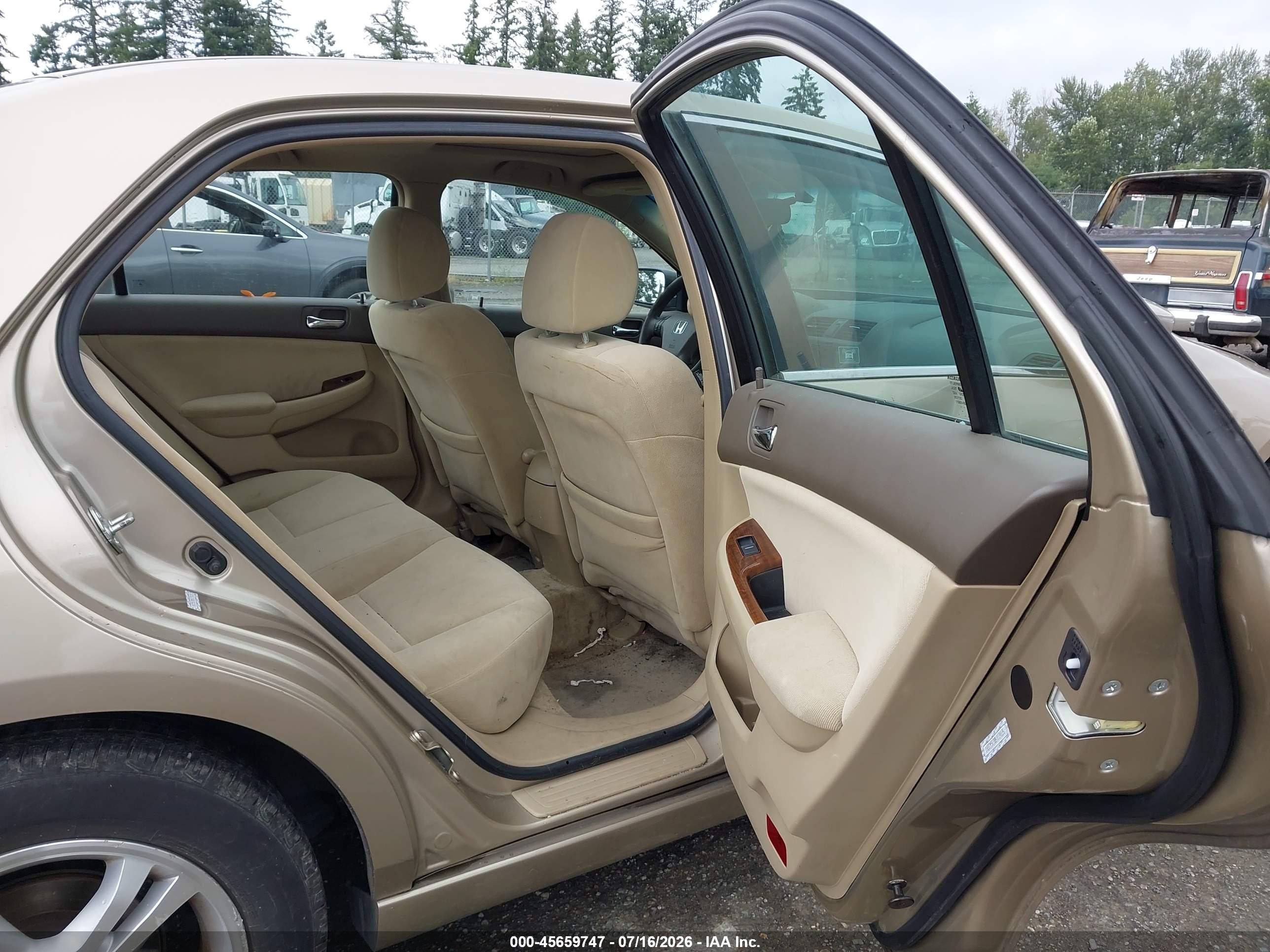 2006 Honda Accord 2.4 Ex Gold vin: 1HGCM56706A174626