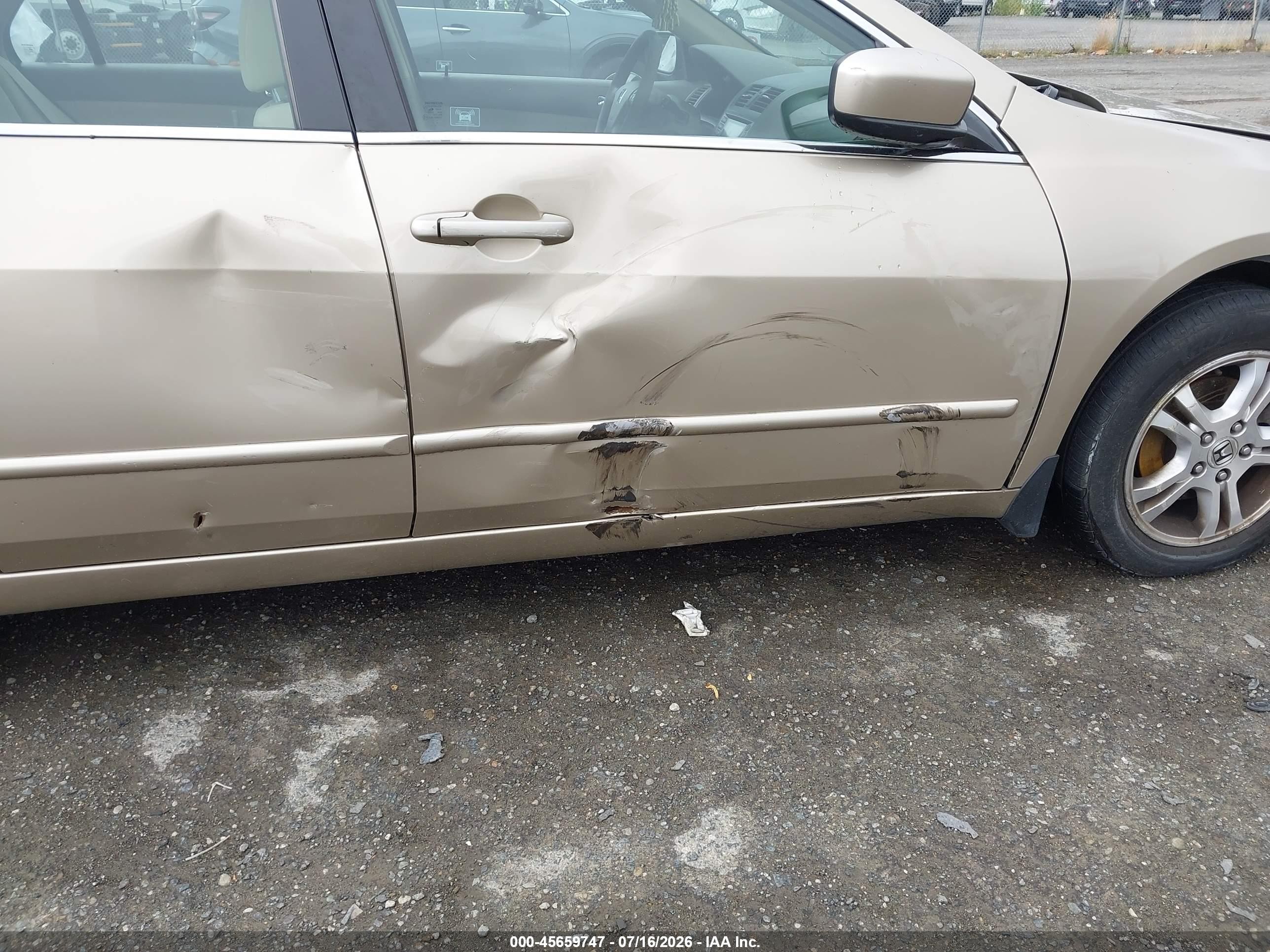 2006 Honda Accord 2.4 Ex Gold vin: 1HGCM56706A174626