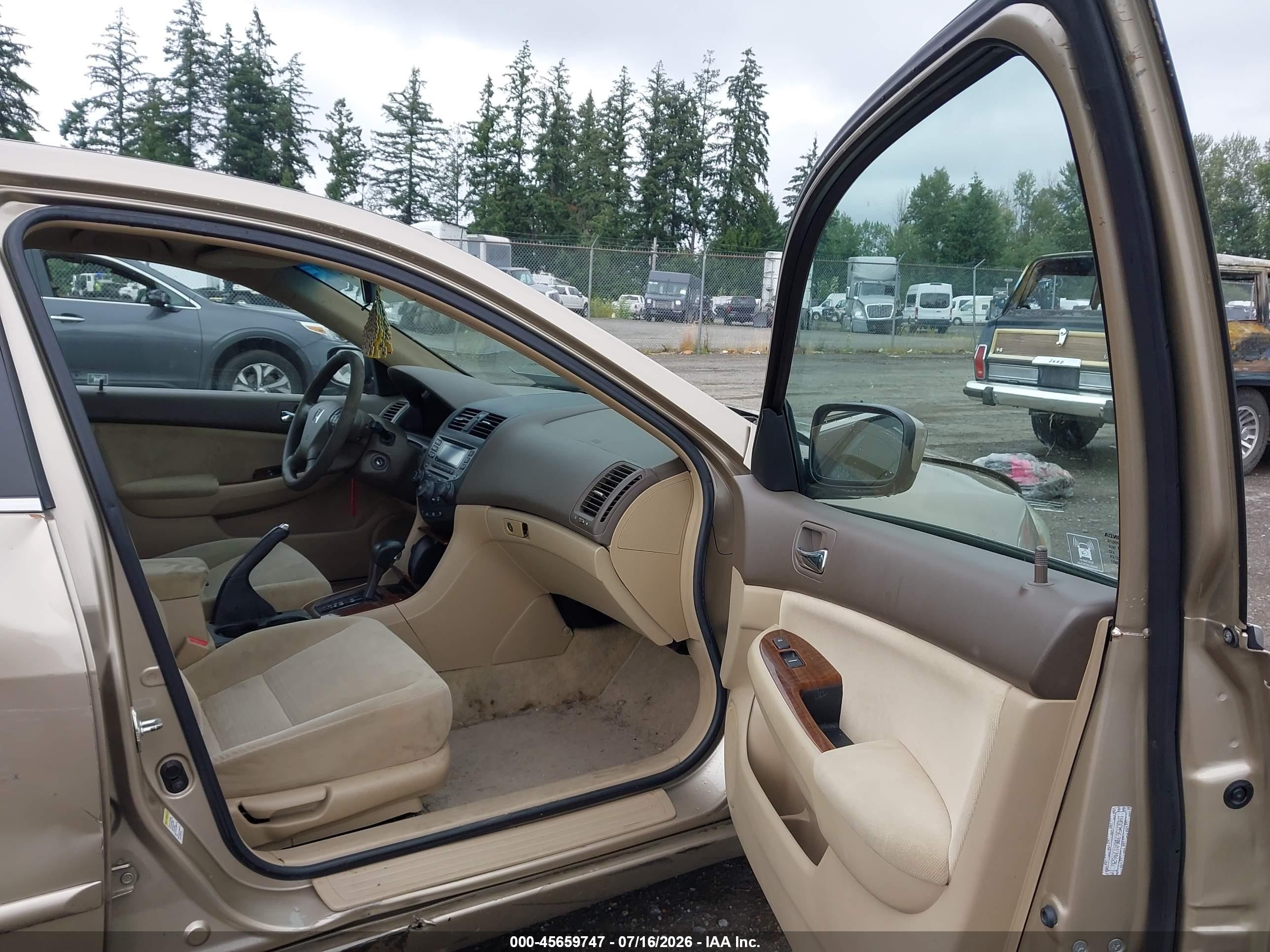 2006 Honda Accord 2.4 Ex Gold vin: 1HGCM56706A174626